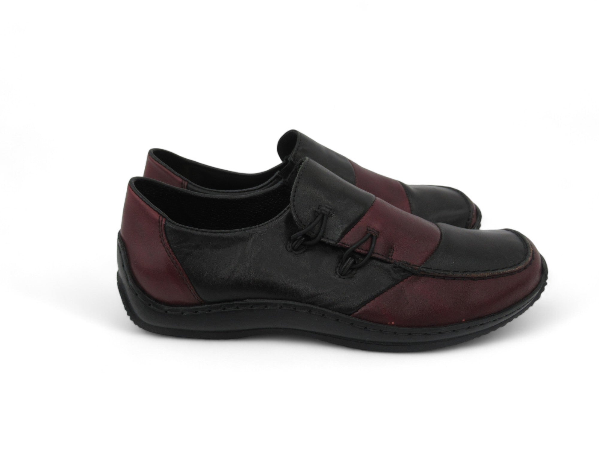 Side image for Rieker Anti Stress UK 5.5 EU 38 Black Red Shoes Womenswear | Preloved 