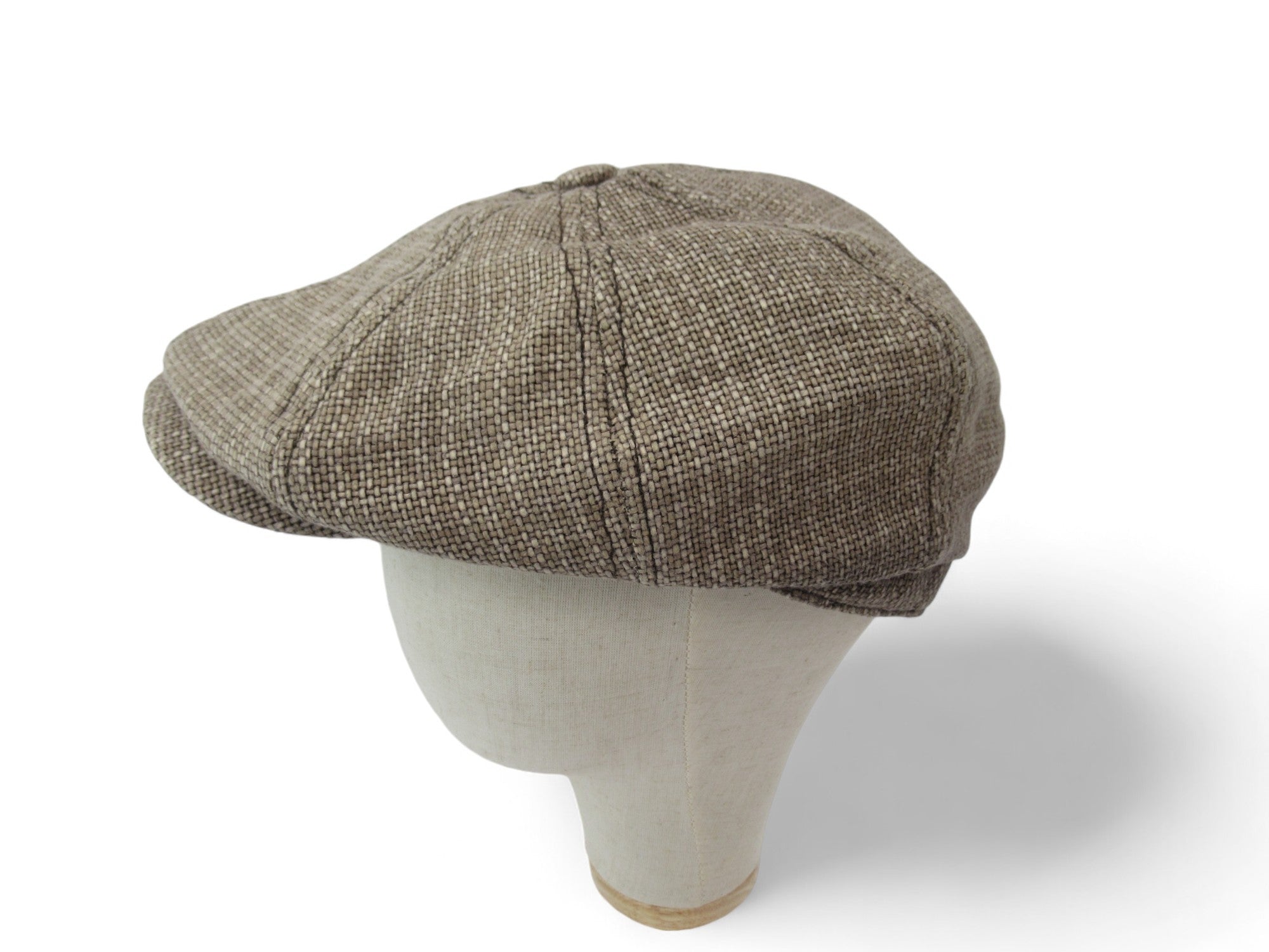 Side image for Stetson Hatteras Medium Beige Flat Cap Menswear | Preloved 