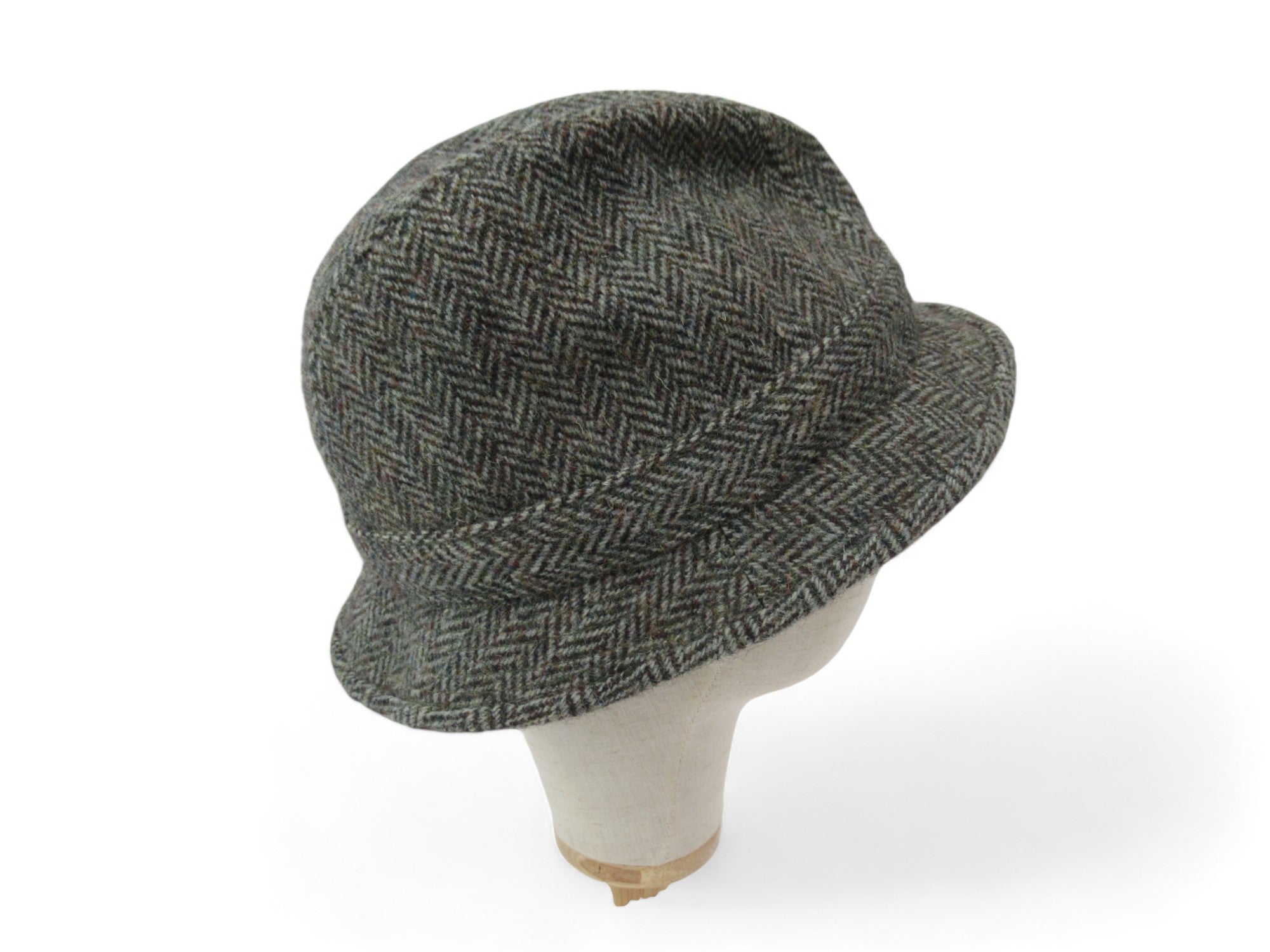 Side image for Marks & Spencer Harris Tweed Medium Beige Vintage Hat Menswear | Preloved 