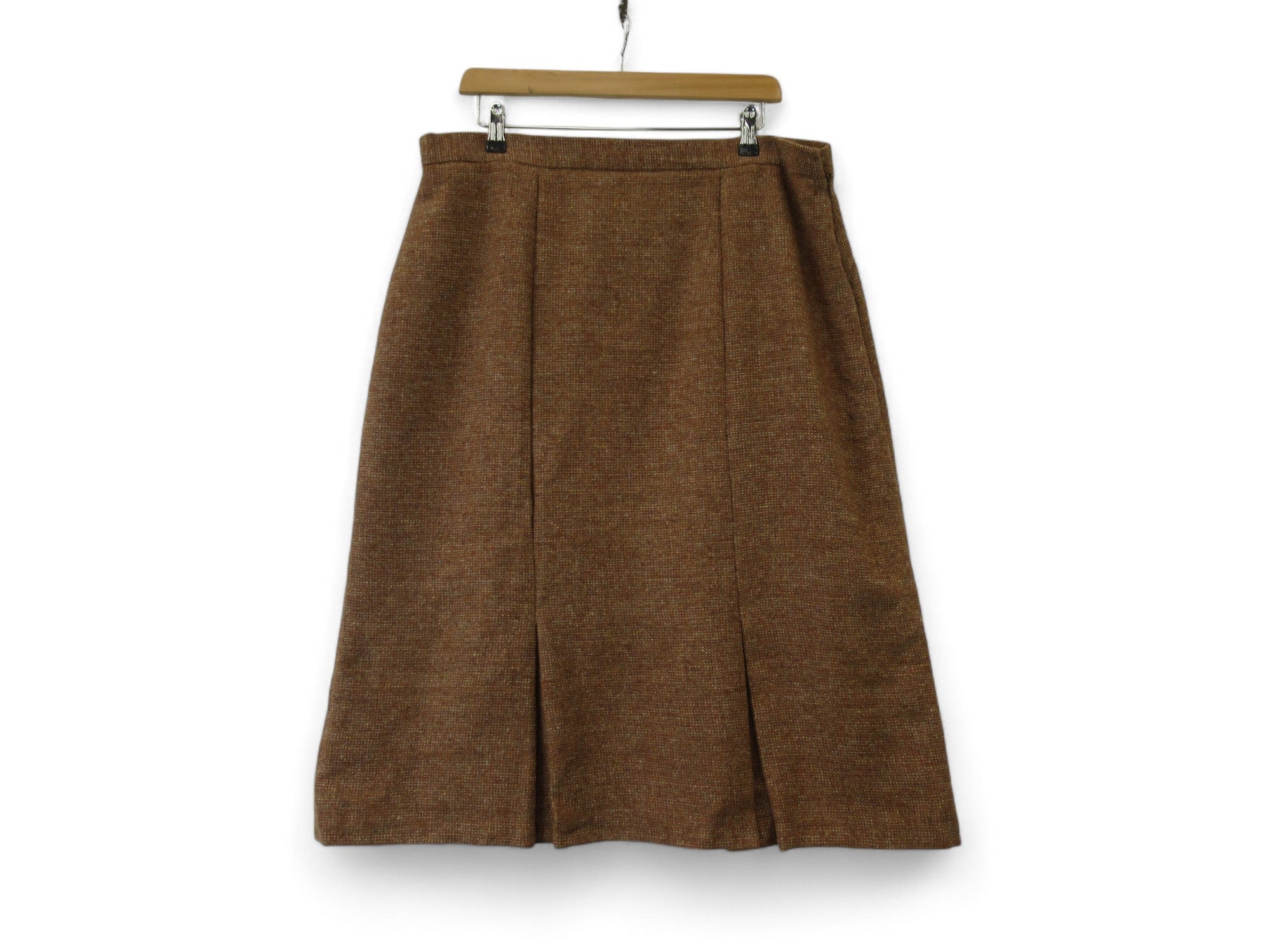 Front image for Murray Brothers UK 22 Brown Wool Skirt Womenswear | Preloved 