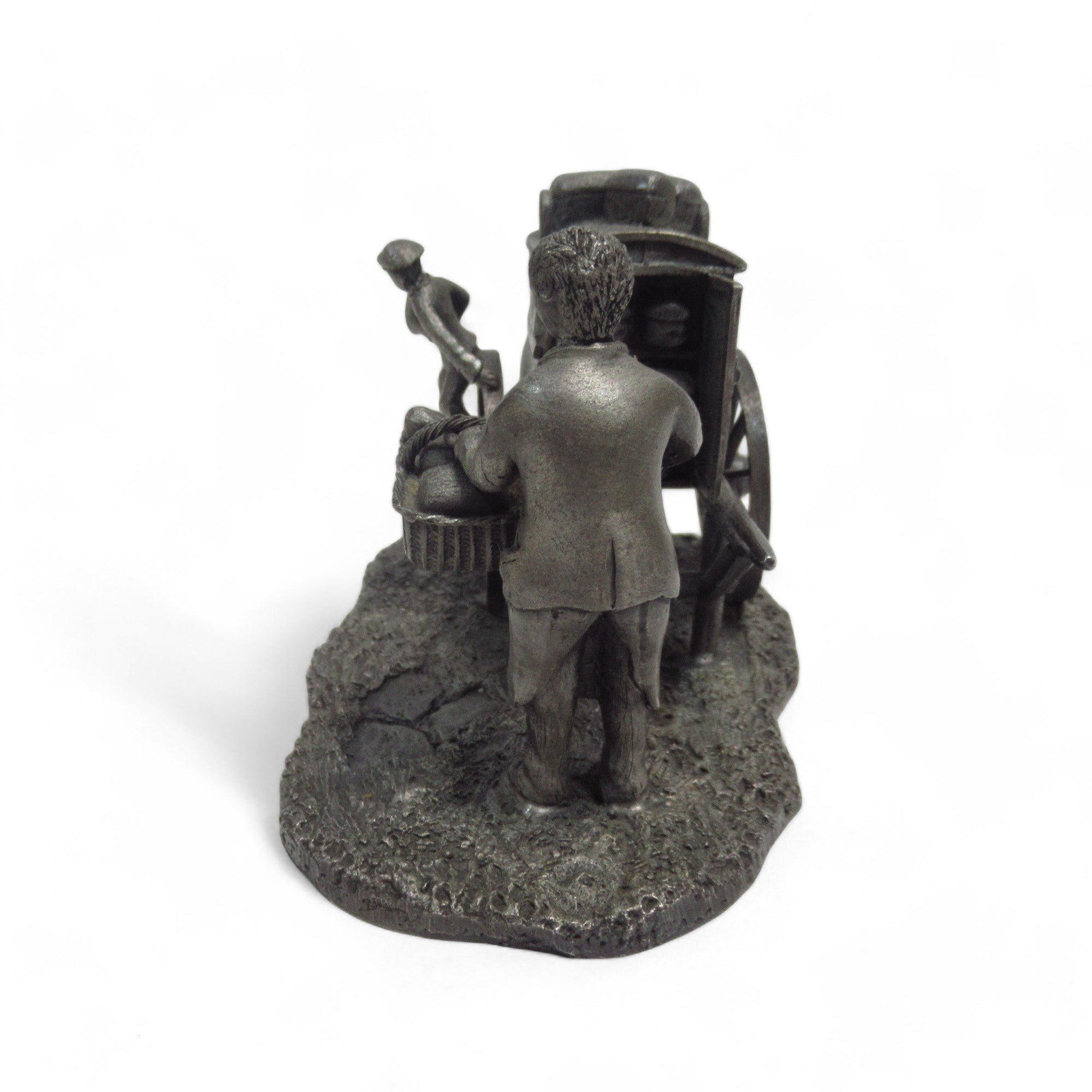 Side image of The Tudor Mint Baker by Robert Sharps Pewter Sculpture