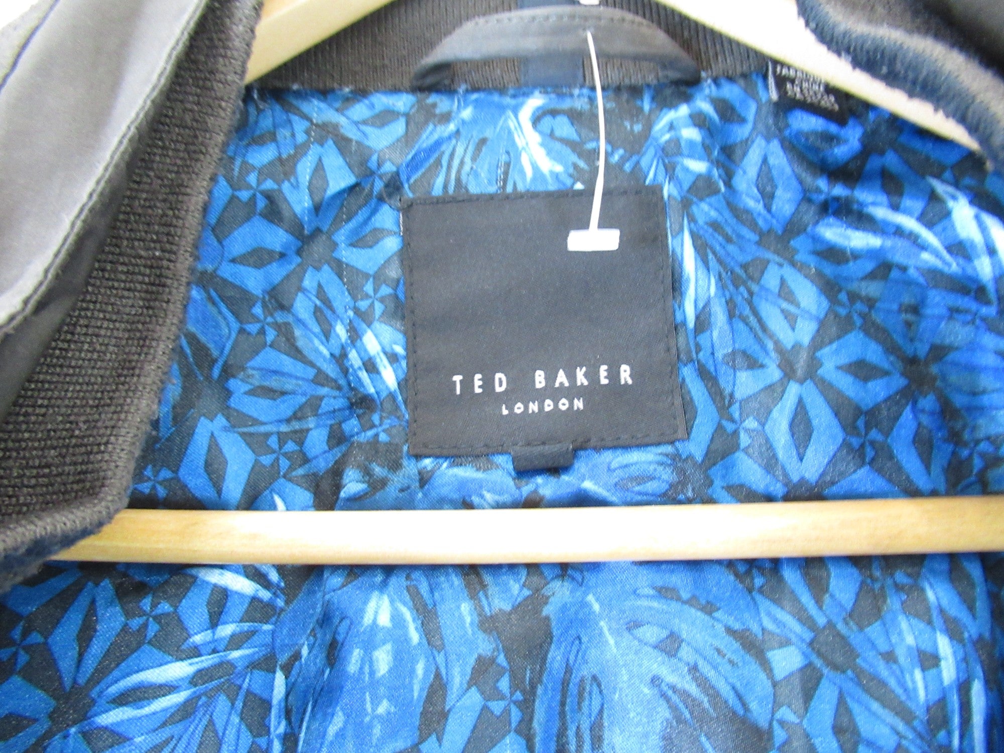 Brand label image for Ted Baker Medium Brown Pea Coat Button Up Menswear | Preloved