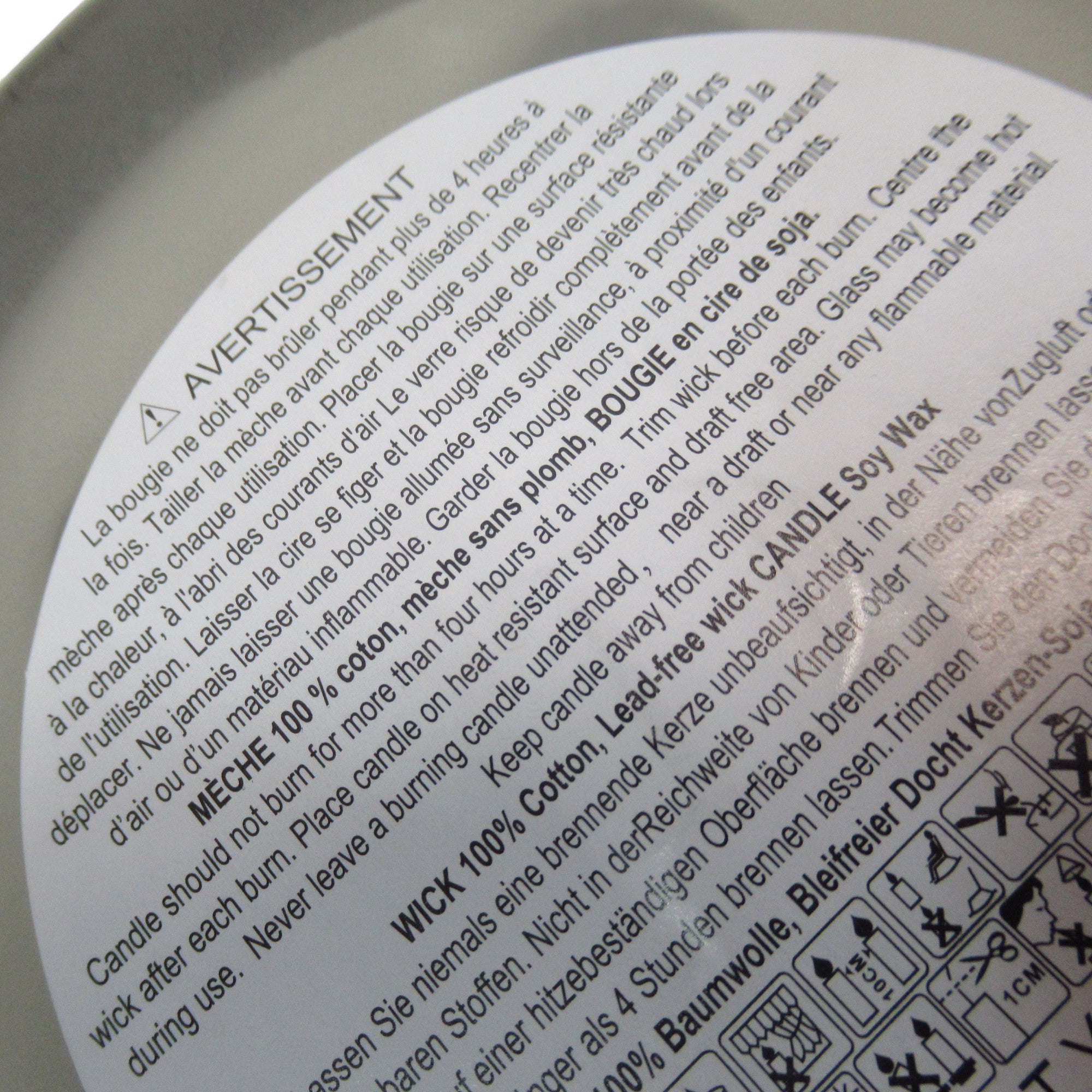 Close up label image of Purity Lab Joyful Twilight & Bergamot 5 Wick Candle