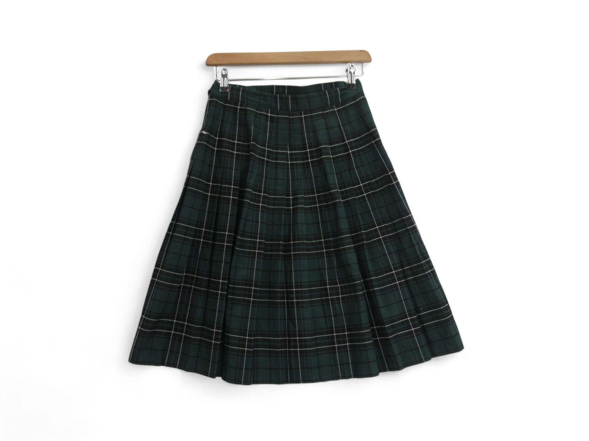 Back image for Unbranded W26" Green Tartan Scottish Kilt Skirt Womenswear | Preloved