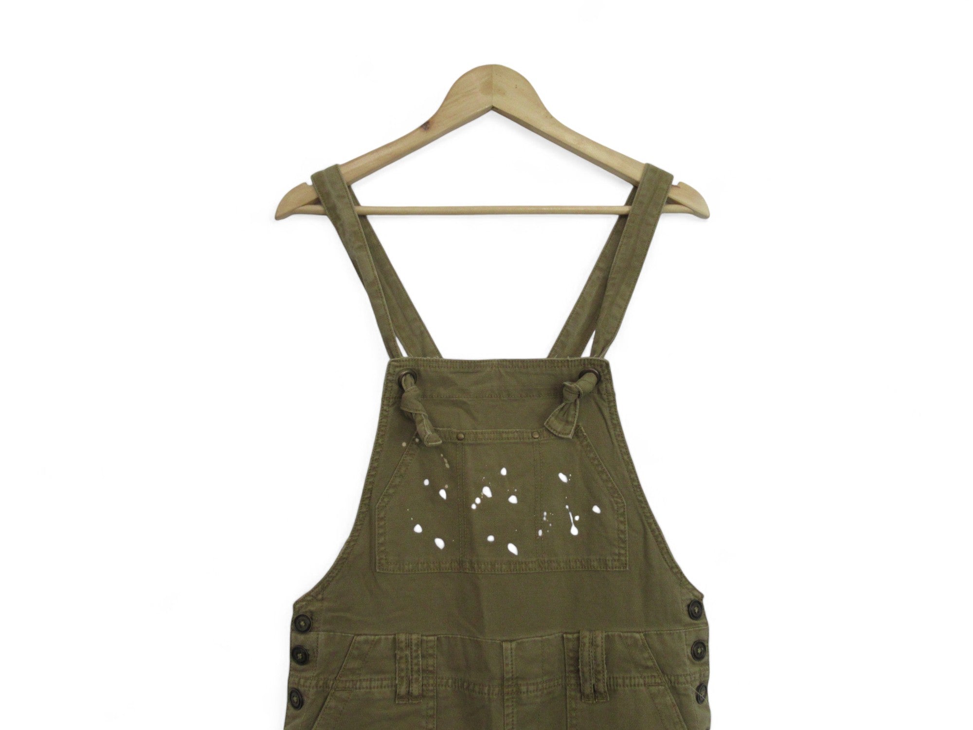 Top image for Anthropologie UK28 Brown Dungaree Cotton Blend Womenswear | Preloved