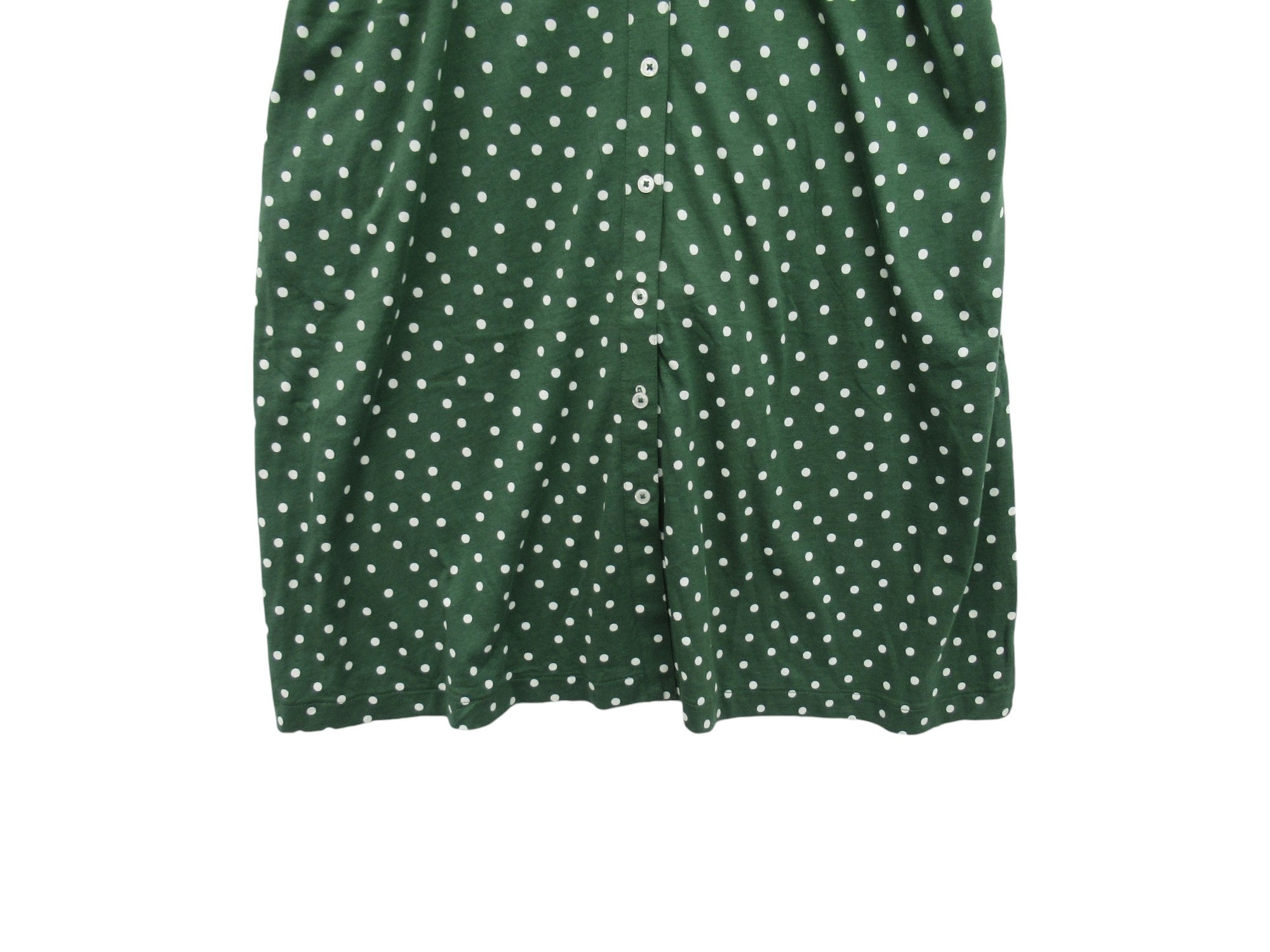 Bottom image for Boden UK 18R Green Midi Spotted Dress Womenswear | Preloved 