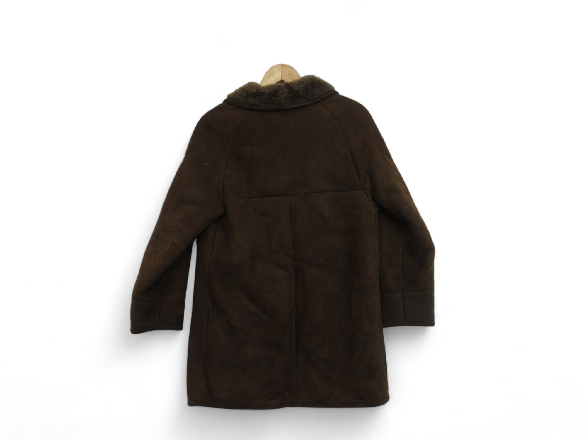 Back image for Scandinavian Fur Co UK 14 Brown Vintage Sheepskin Coat Womenswear | Preloved