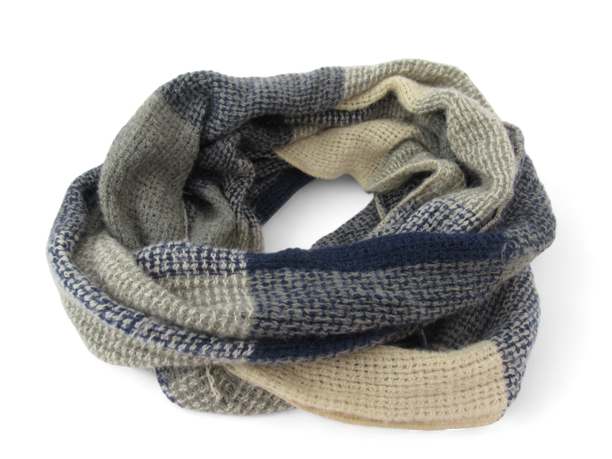 Folded image for Heritage Traditions Multicoloured Check Snood Scarf Womenswear | Preloved 