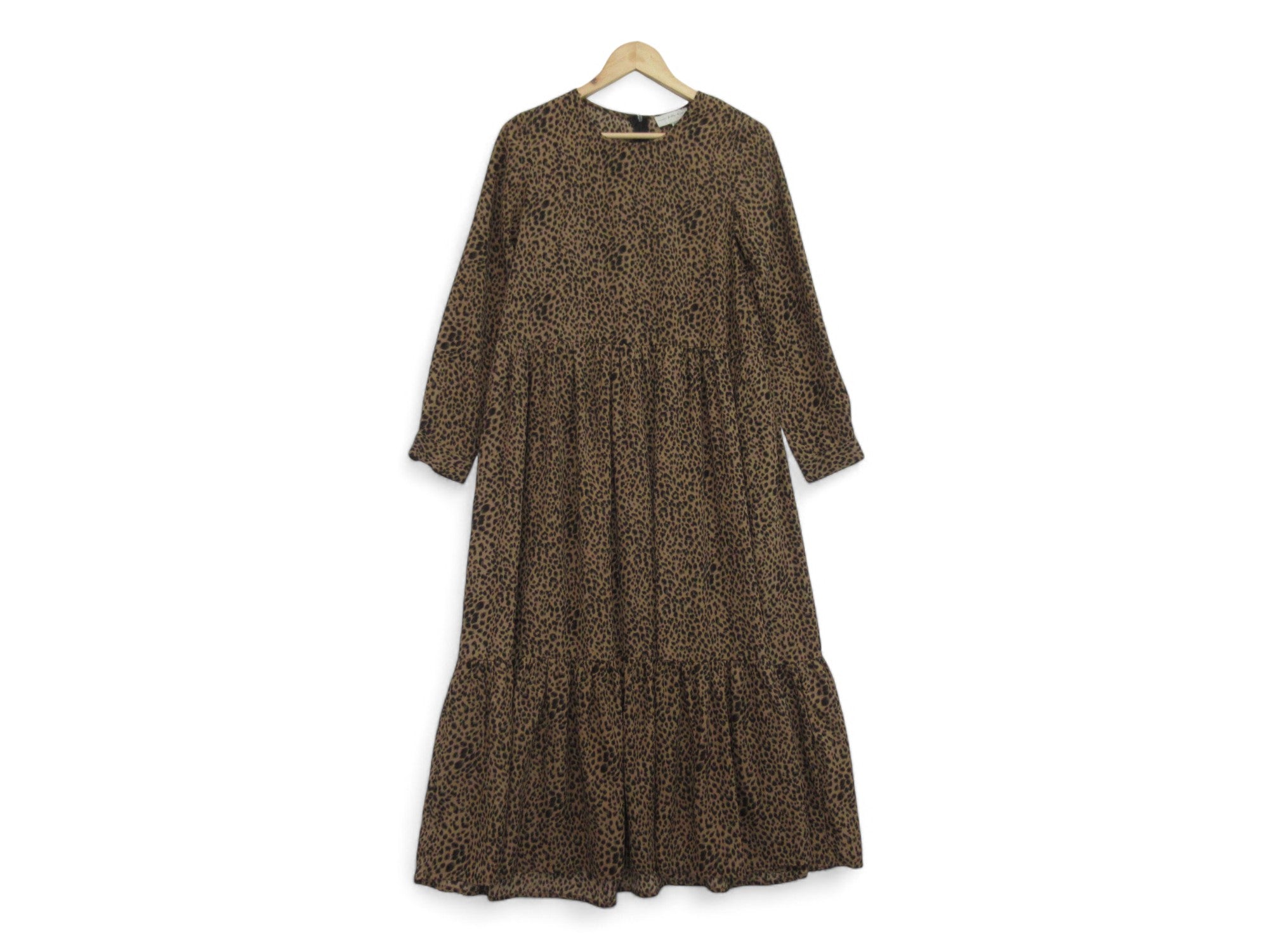 Front image for Never Fully Dressed UK 6 Brown Maxi Dress Womenswear | Preloved 