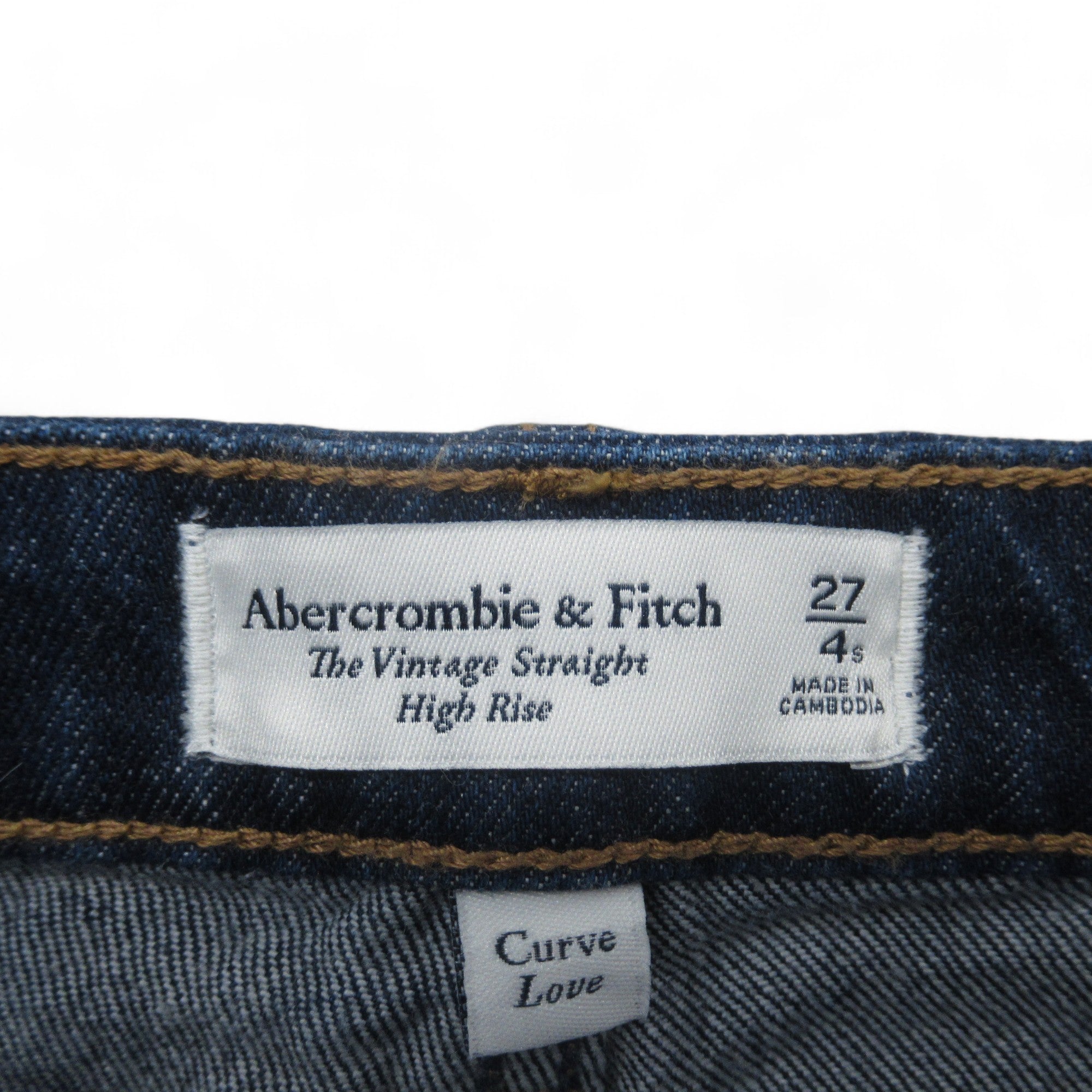 label image for Abercrombie & Fitch Jeans 27 Short Blue Denim Womenswear | Preloved