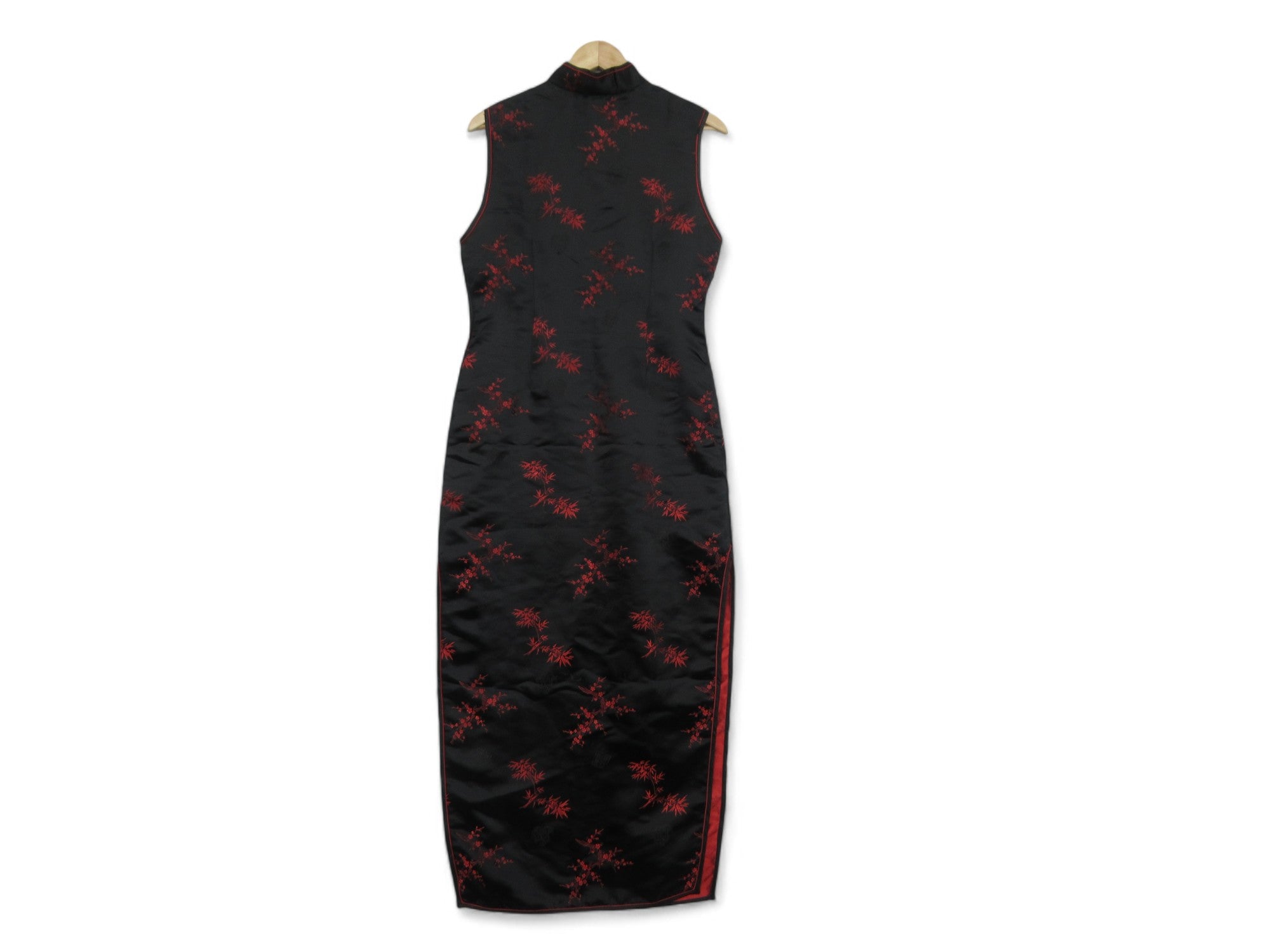 Back image for Silkwear UK 12 Black Red Oriental Dress Womenswear | Preloved 