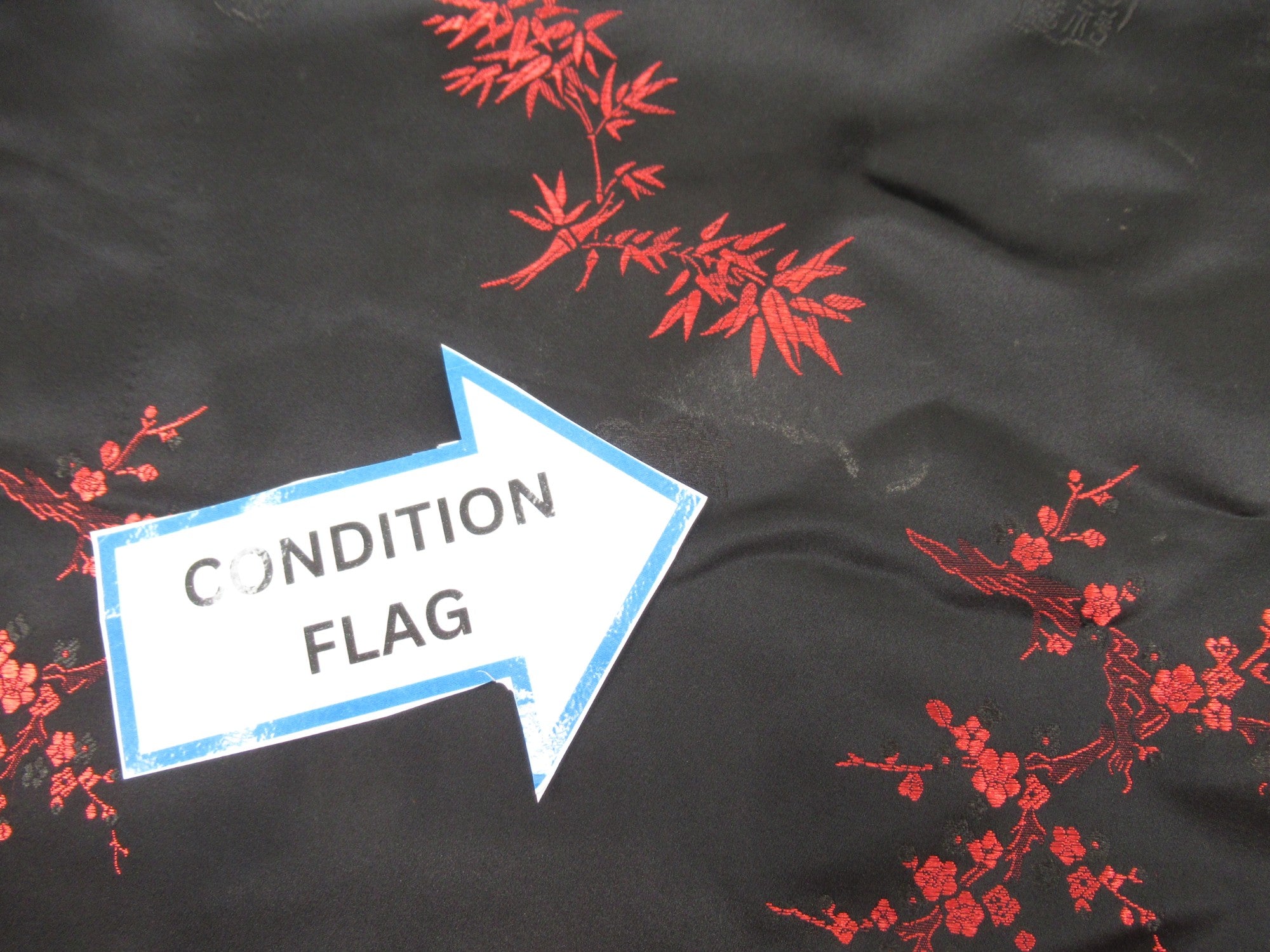 Condition image for Silkwear UK 12 Black Red Oriental Dress Womenswear | Preloved 