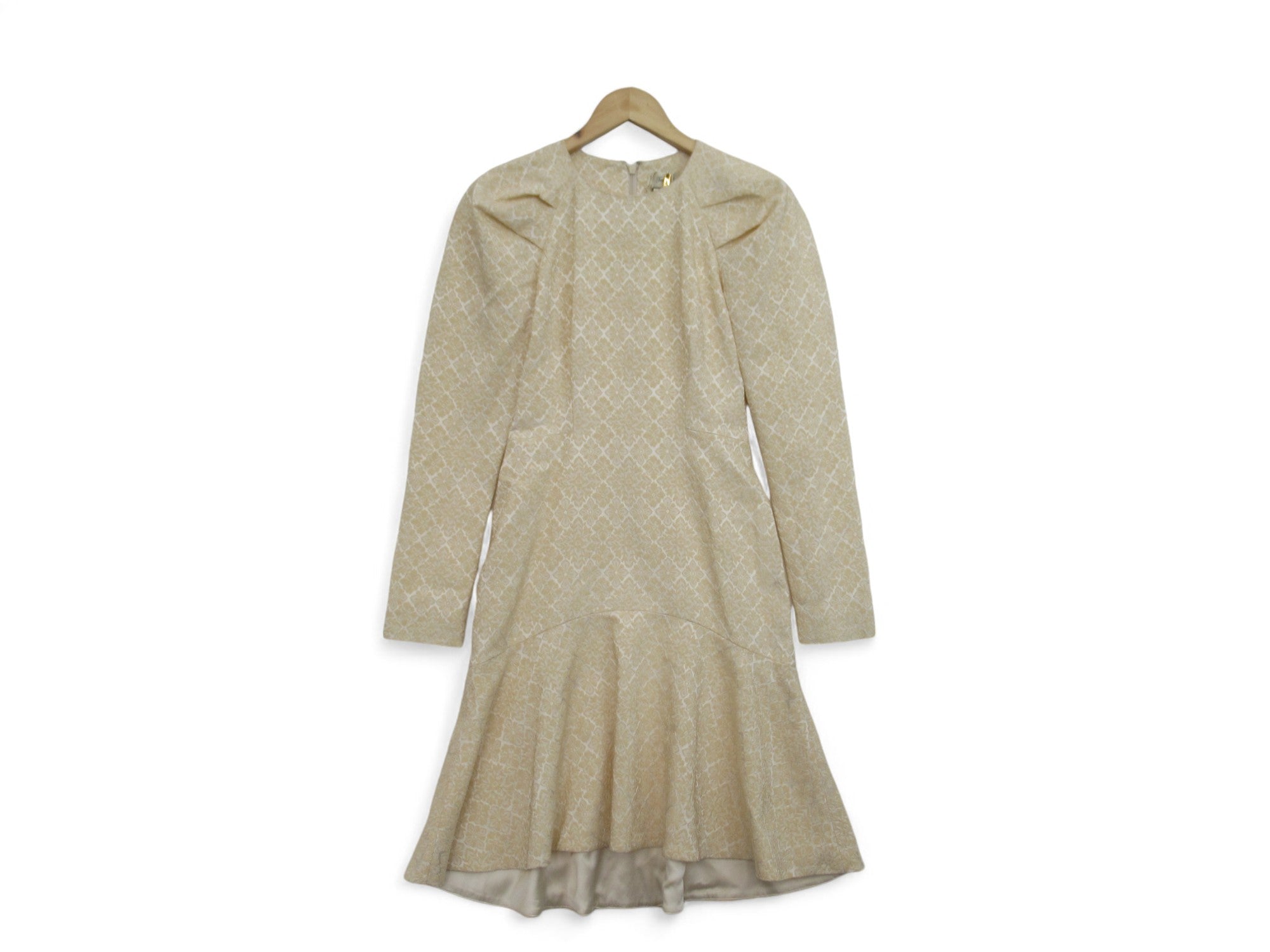 Front image for Temperley London UK 8 Ivory Aspen Dress Womenswear | Preloved 