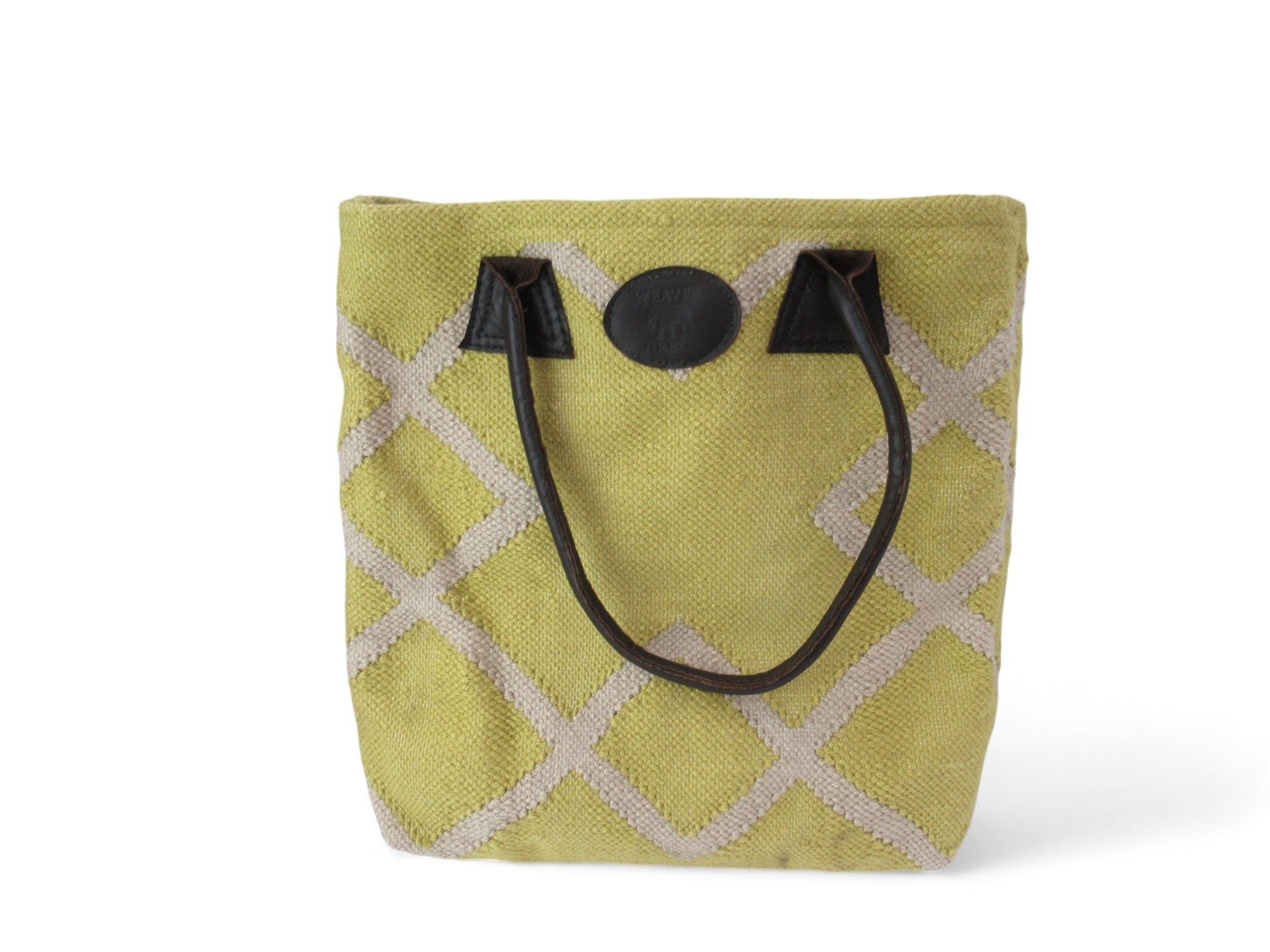 Front image for Weaver Green Tote Shopping Hand Bag Womenswear | Preloved 