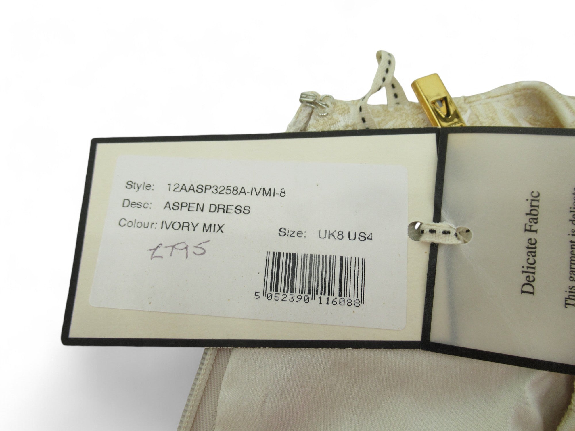 Label image for Temperley London UK 8 Ivory Aspen Dress Womenswear | Preloved 