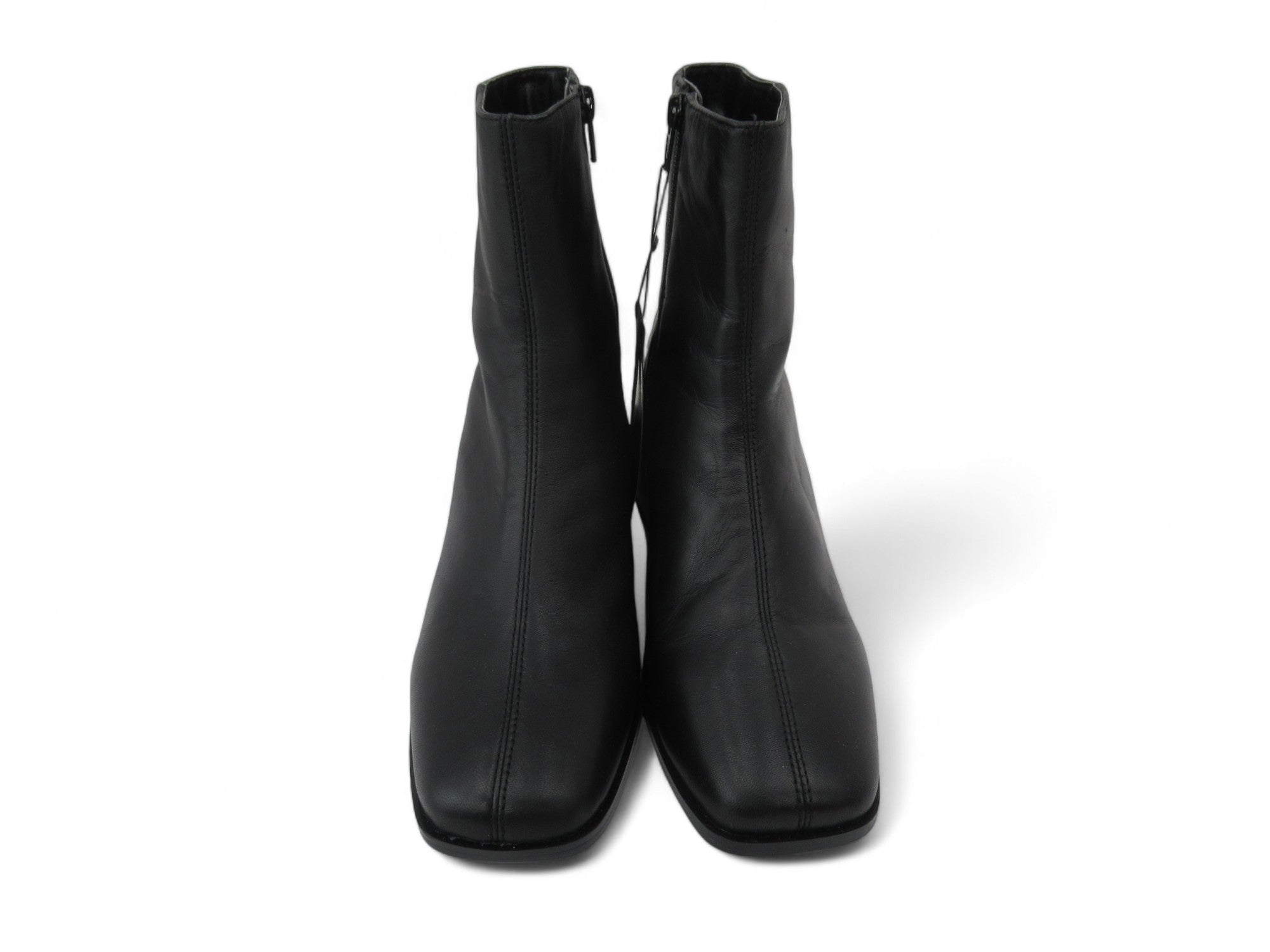 Front image for Marks & Spencer UK 5 Black Leather Boots Womenswear | Preloved