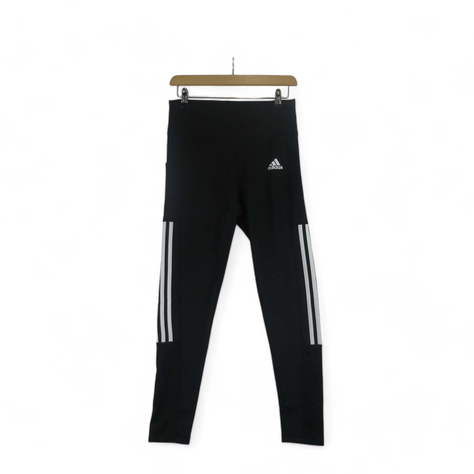 front image for Adidas Aeroready Leggings Medium 12/14 Black Womenswear | Preloved