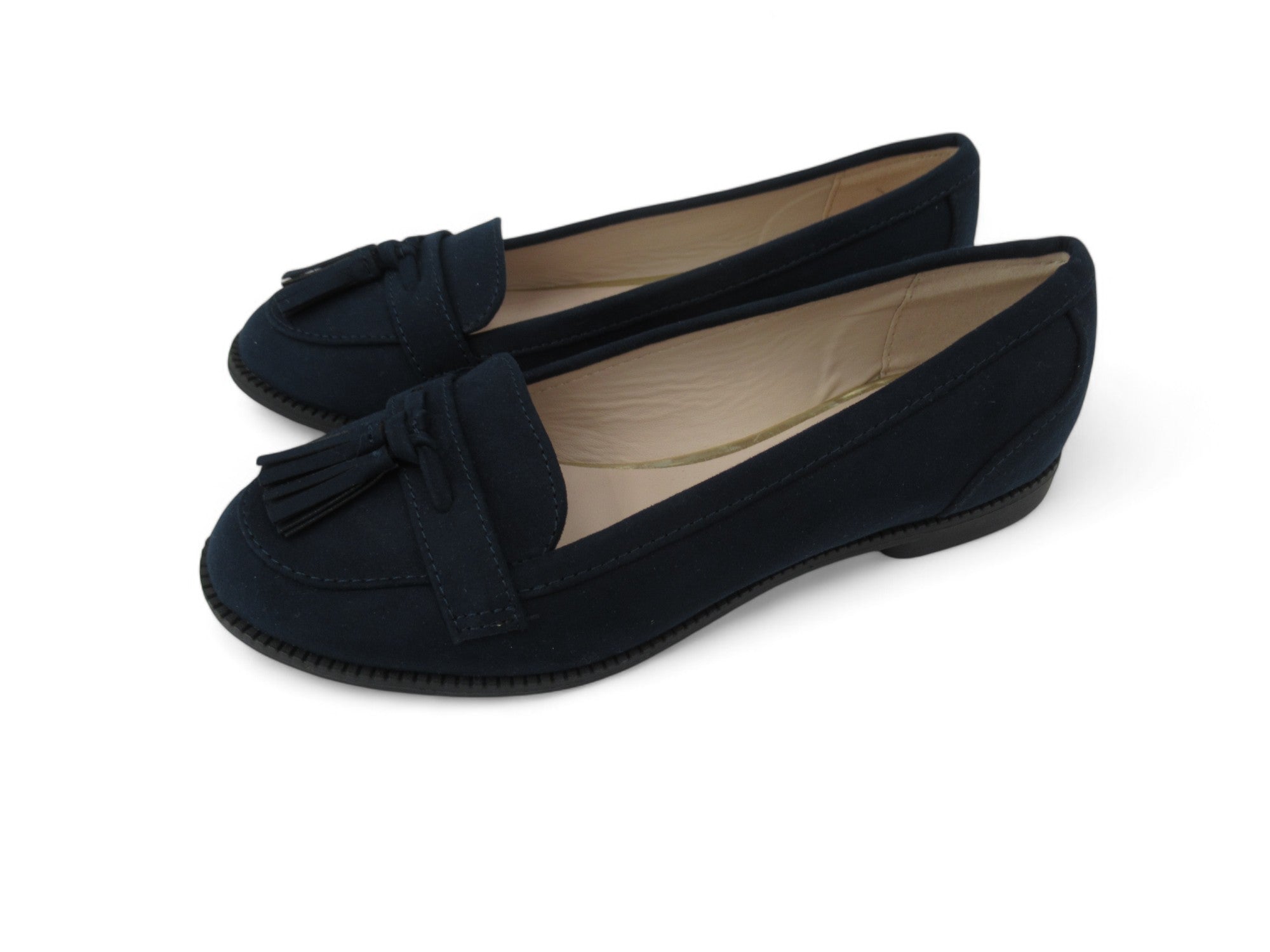 Side image for Lipsy London UK 3 Navy Blue Loafer Shoes Womenswear | Preloved 