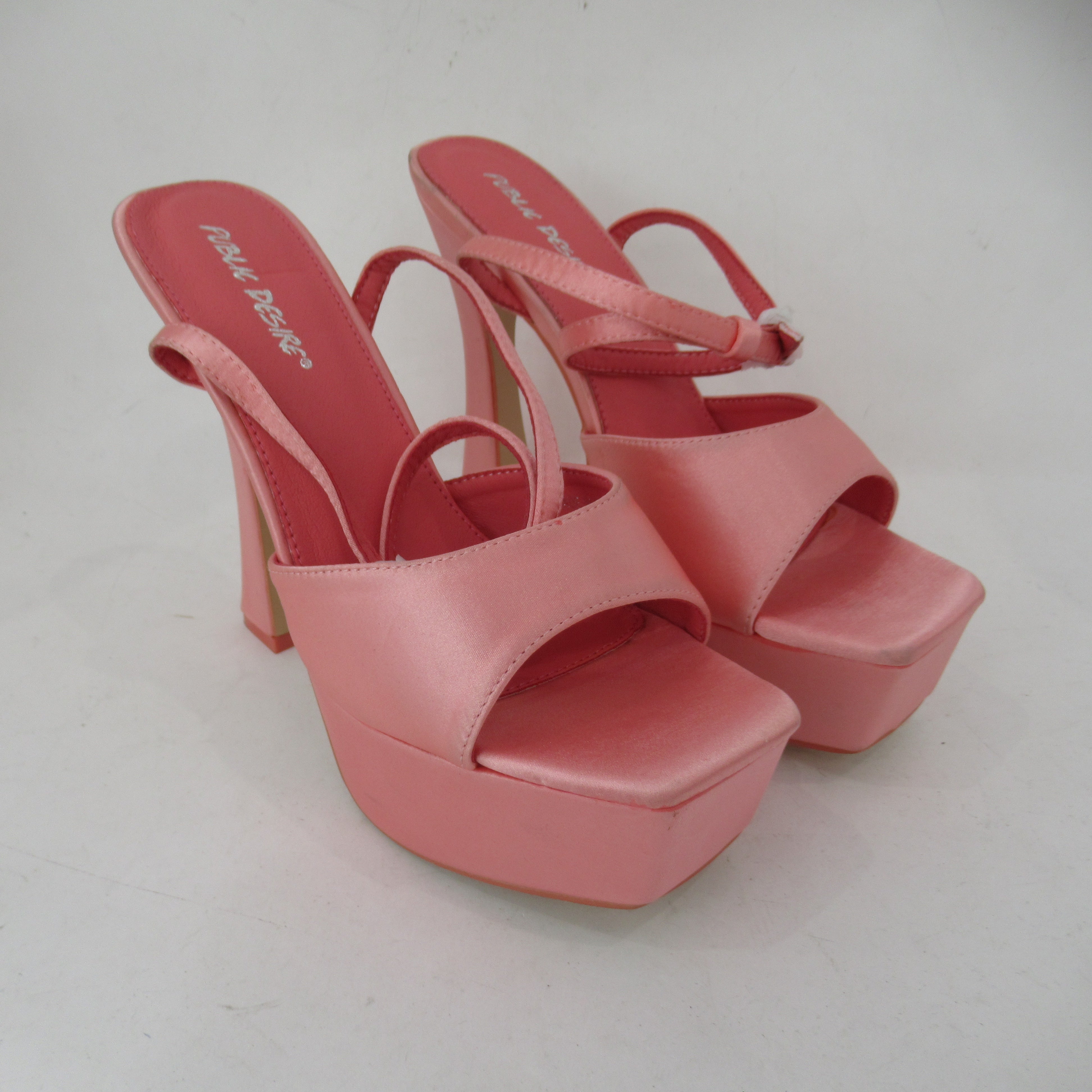 front image for Public Desire Platform Heels Size 7 Pink Womenswear | Preloved