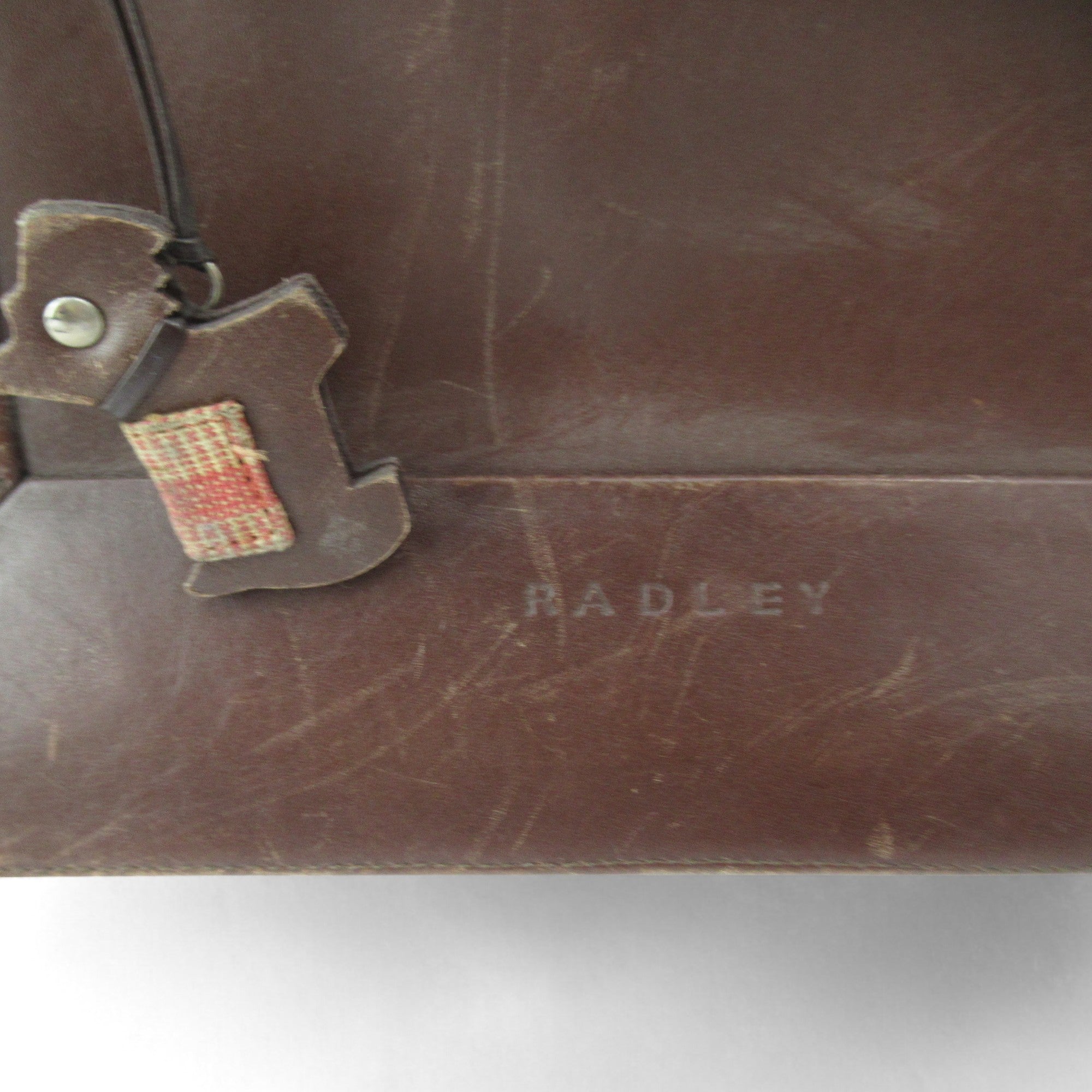 branding image Vintage Radley Leather Handbag Brown Womenswear | Preloved