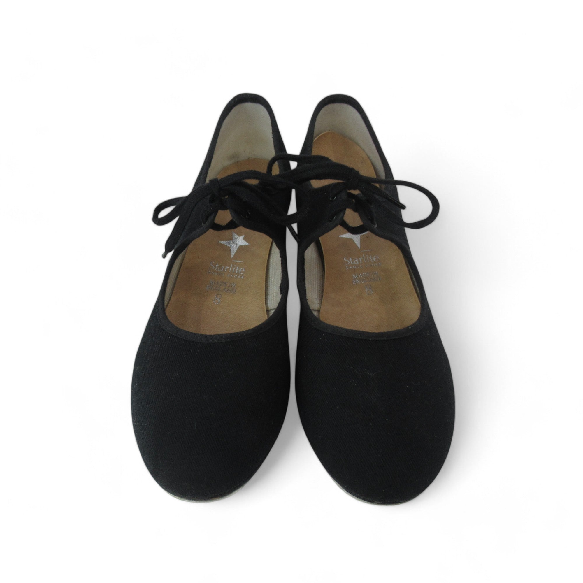 front image for Starlite Tap Dance Shoes UK 8 Black Womenswear | Preloved