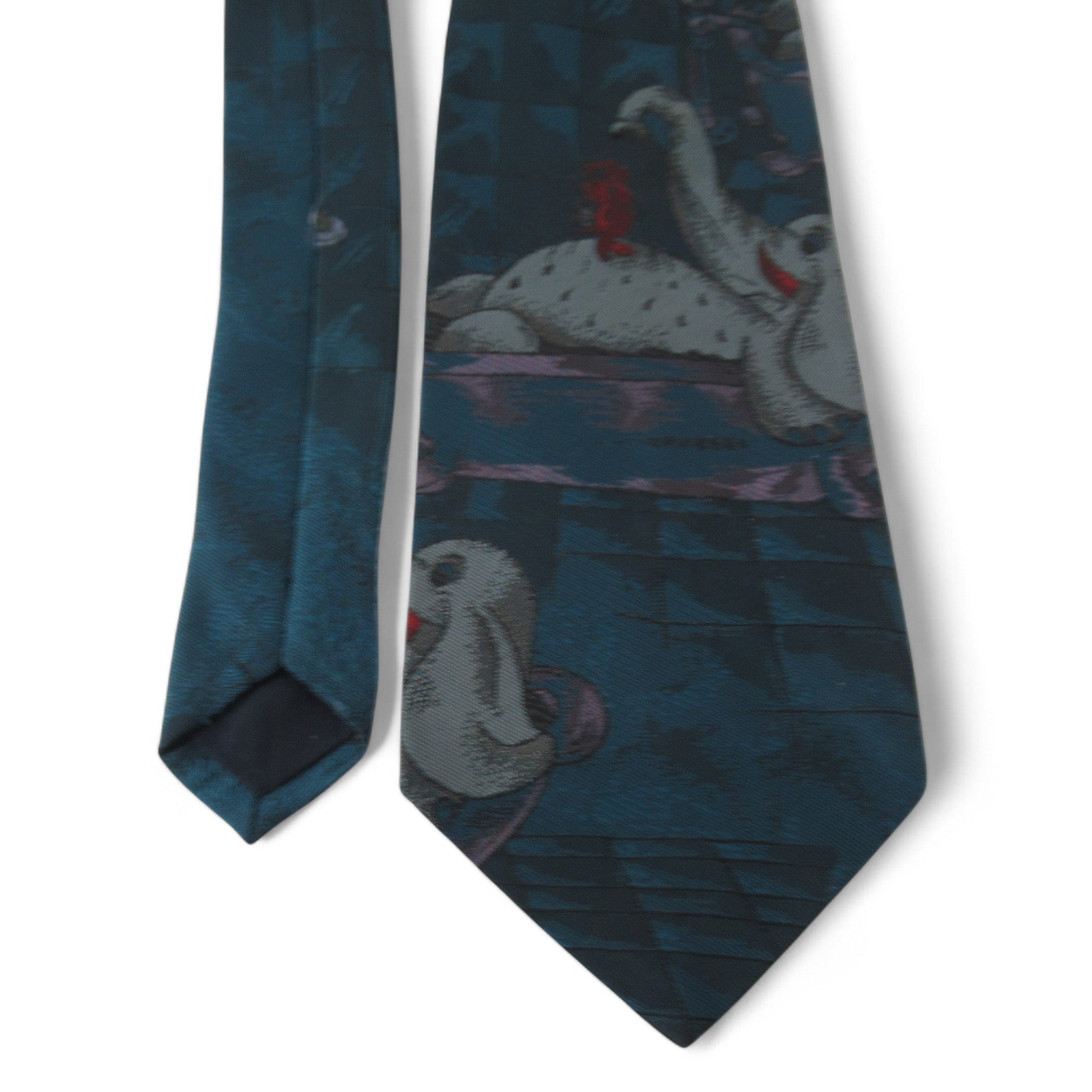 front image for Roda Sigillet Vintage Tie Elephant Polyester Menswear | Preloved