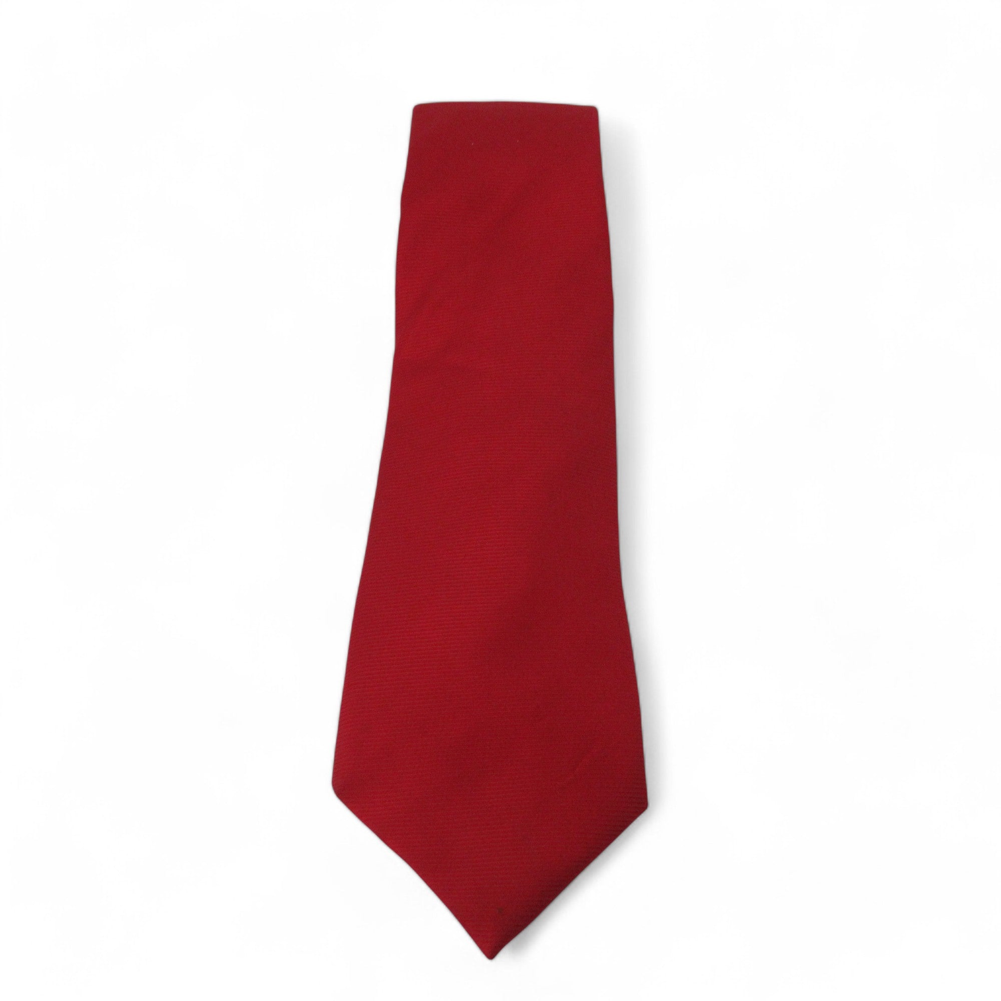 front image for Fort & Stone Vintage Tie Red Silk Menswear | Preloved