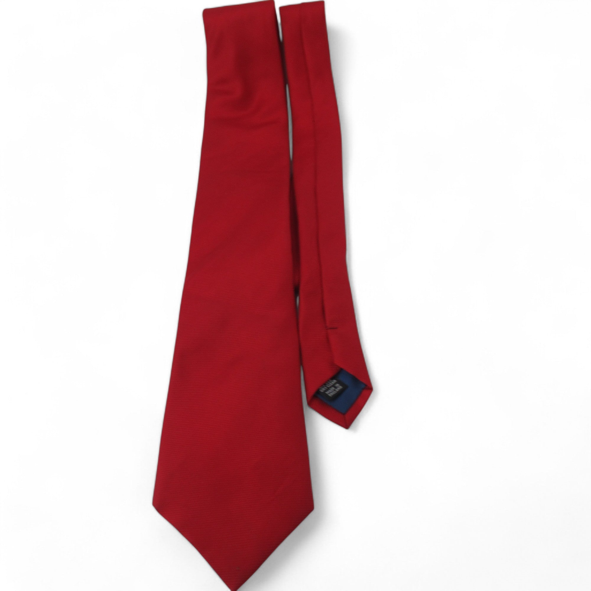 front image for Fort & Stone Vintage Tie Red Silk Menswear | Preloved