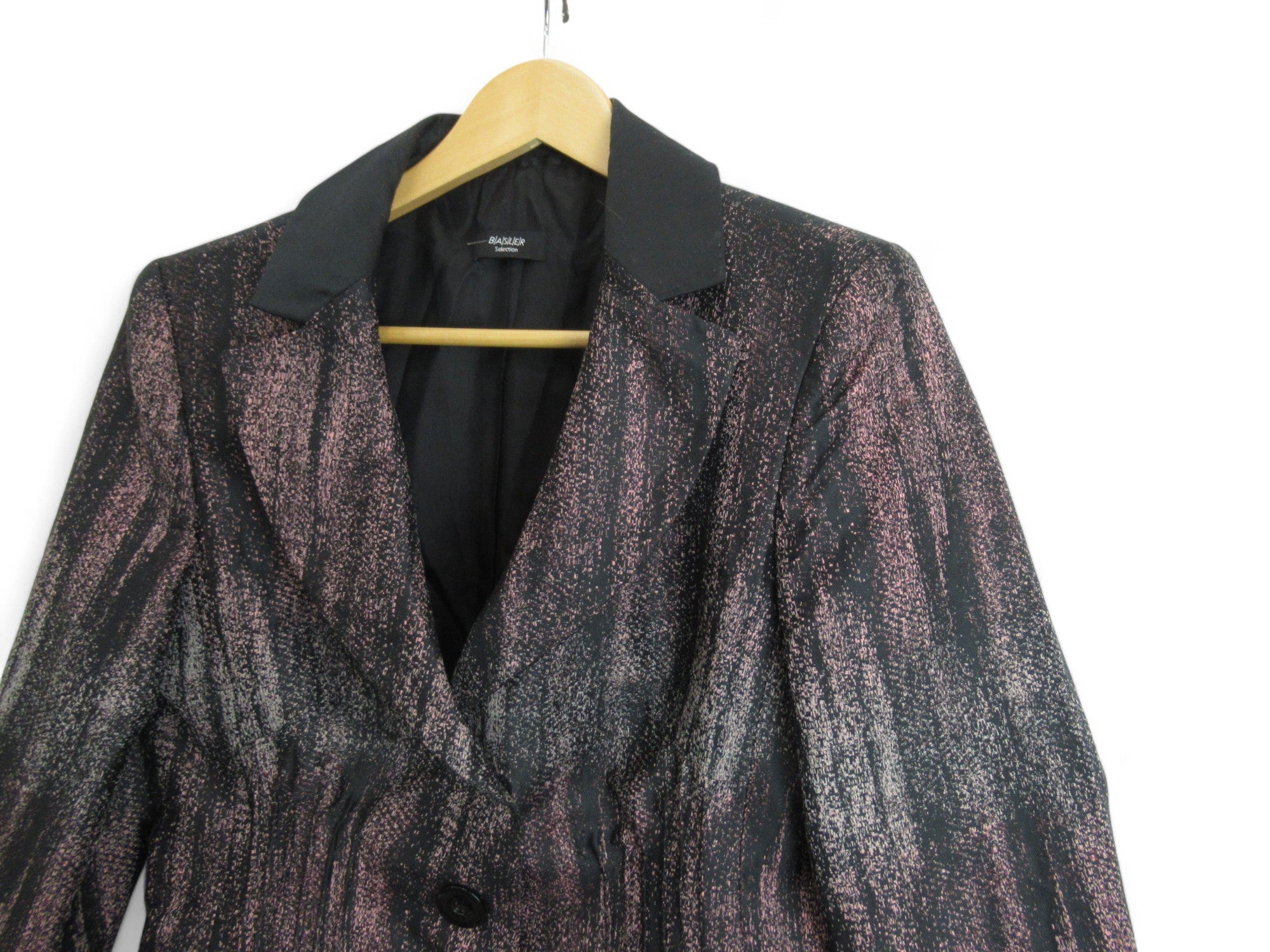 Top mage for Basler UK 12 Black Pink Blazer Jacket Womenswear | Preloved 