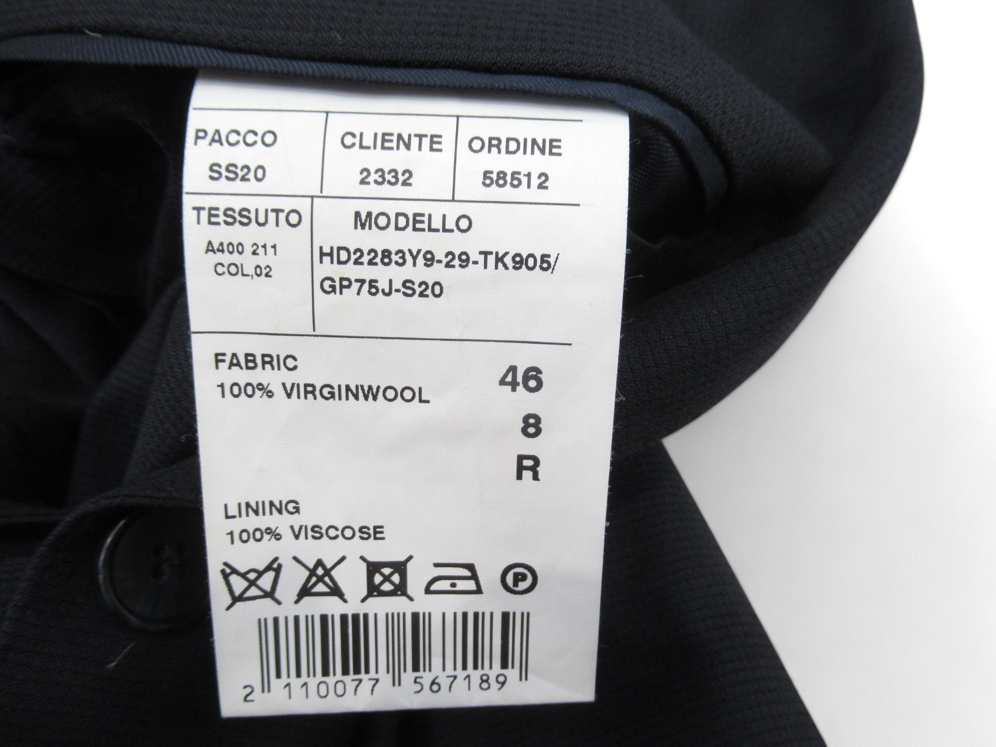 care label image for Beymen Collection Trouser 2 Piece Suit Navy UK 36 Menswear | Preloved