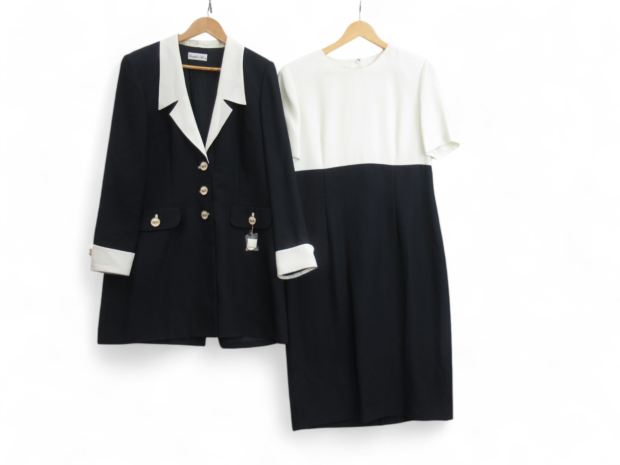 front image for Condici UK 16 Navy White Dress Suit Womenswear | Preloved