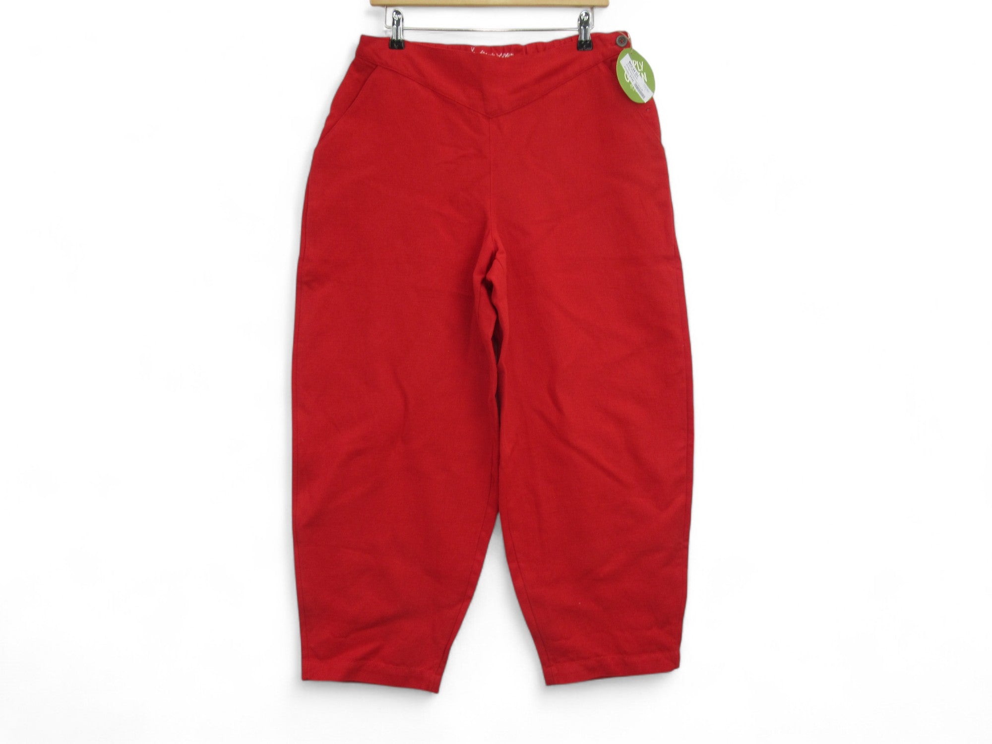 front image for Gunrun SJoden Medium Red Cropped Trousers Womenswear | Preloved