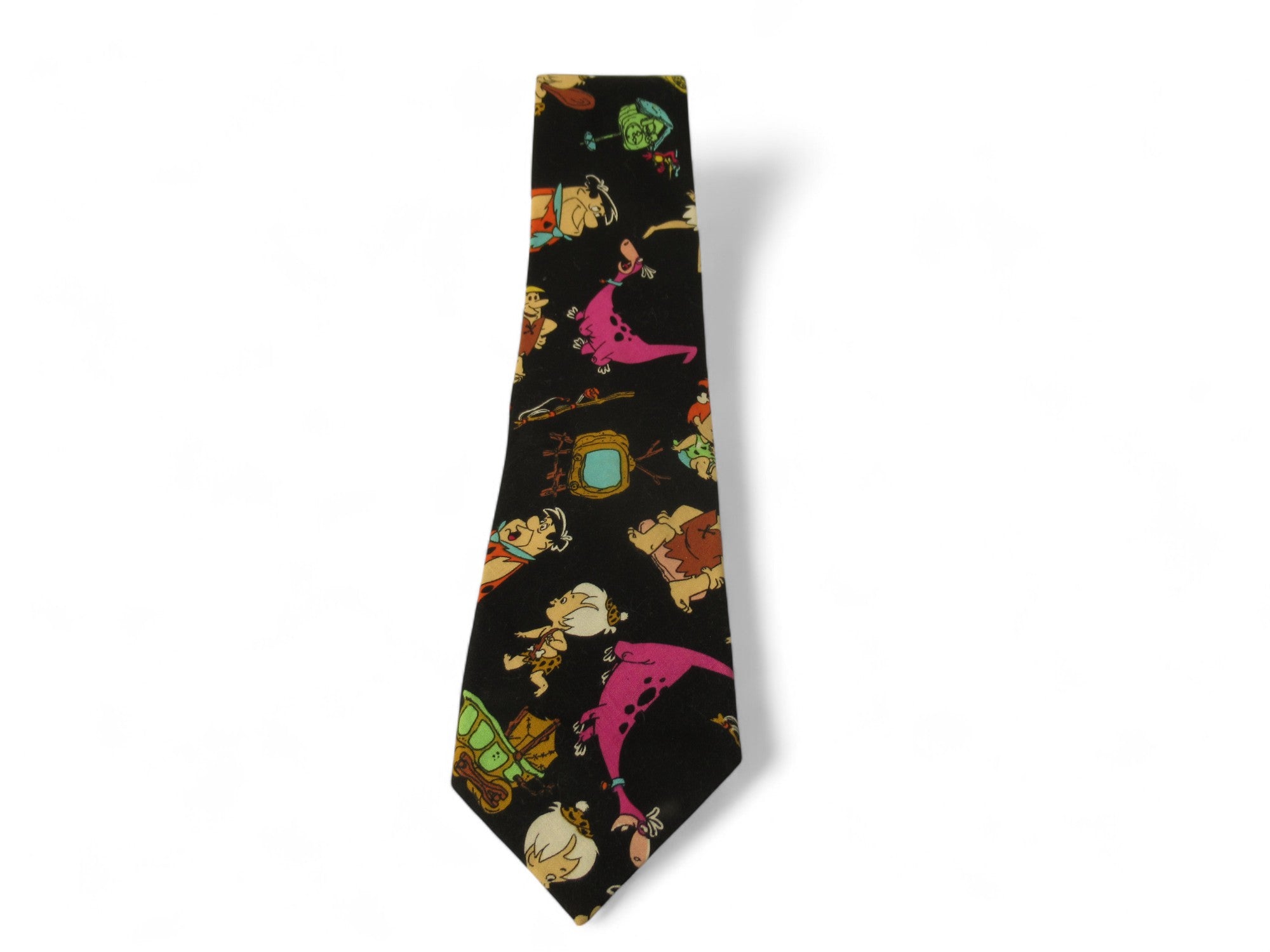 front image for Ralph Martin USA Flintstone Cotton Tie Menswear | Preloved 