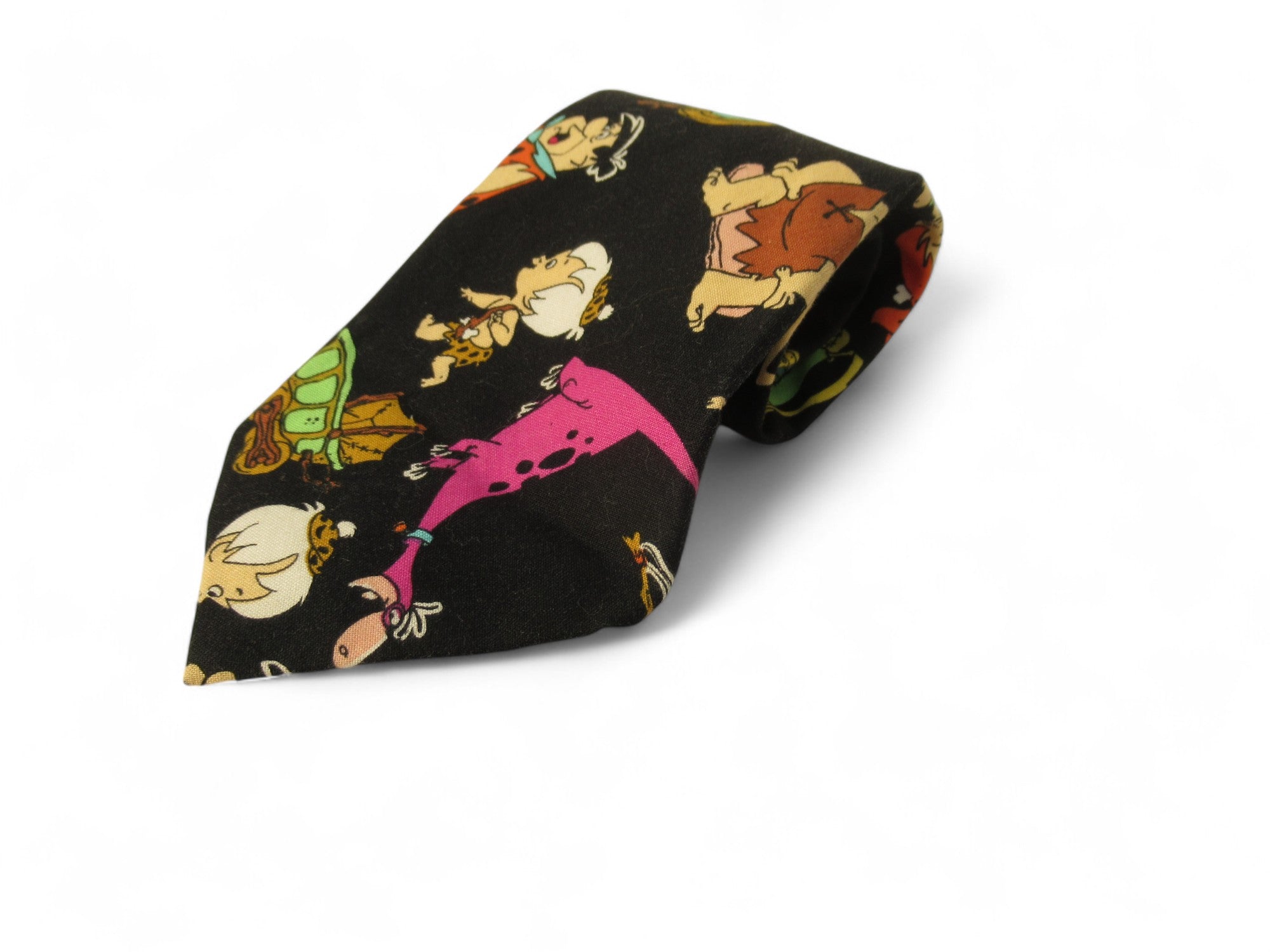 folded image for Ralph Martin USA Flintstone Cotton Tie Menswear | Preloved 