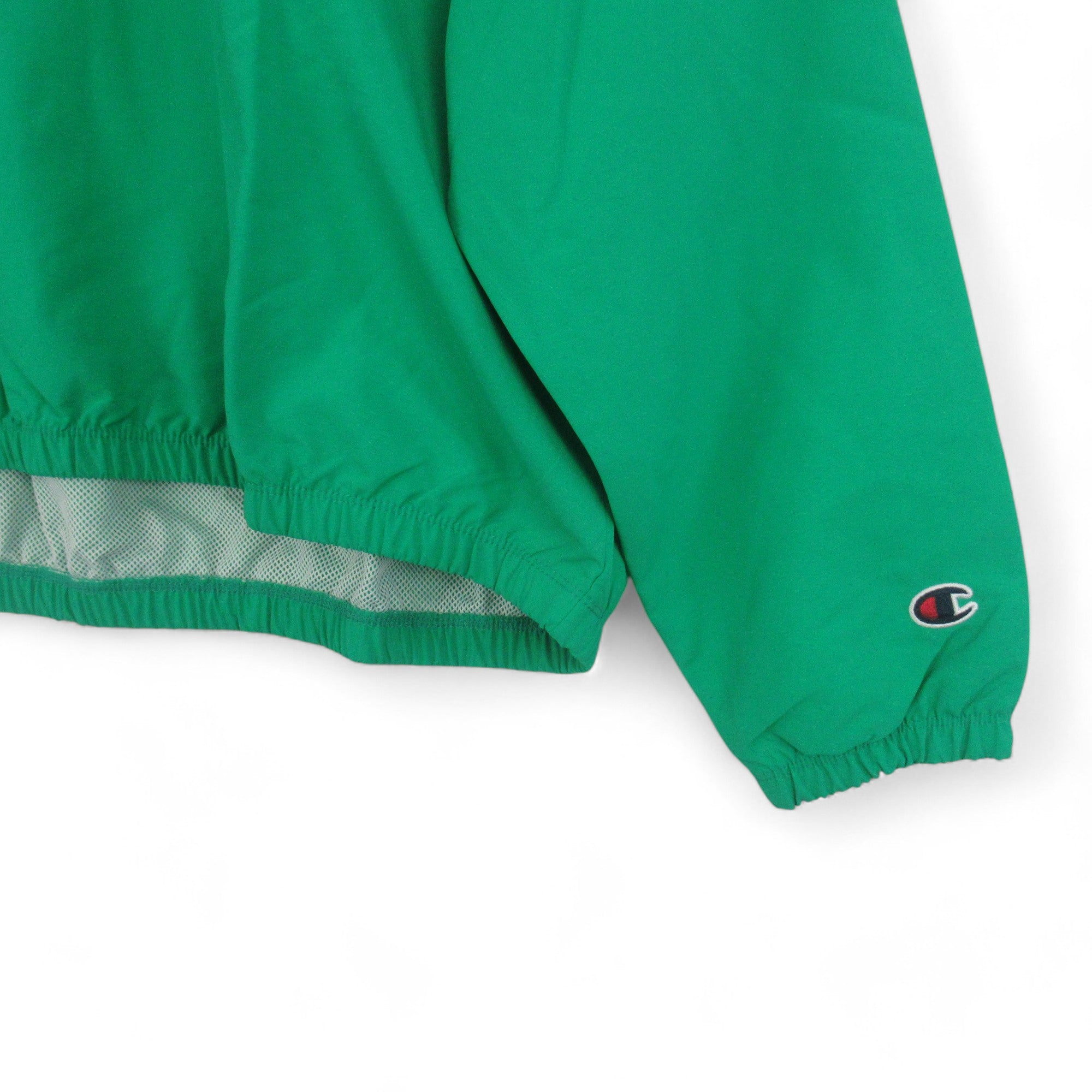 sleeve image for Champion Medium Green Oversized Sweatshirt Top Womenswear | Preloved