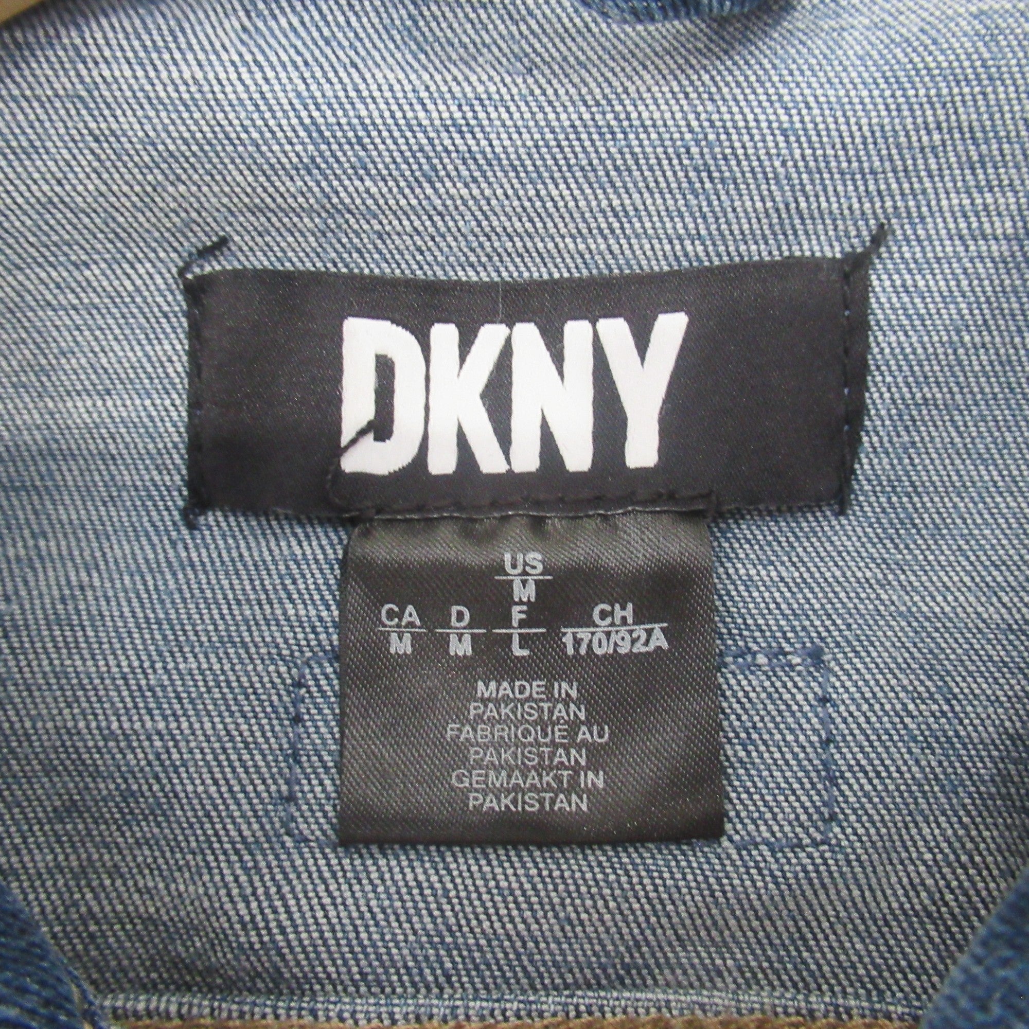 label image for DKNY Medium Blue Denim Jacket Womenswear | Preloved