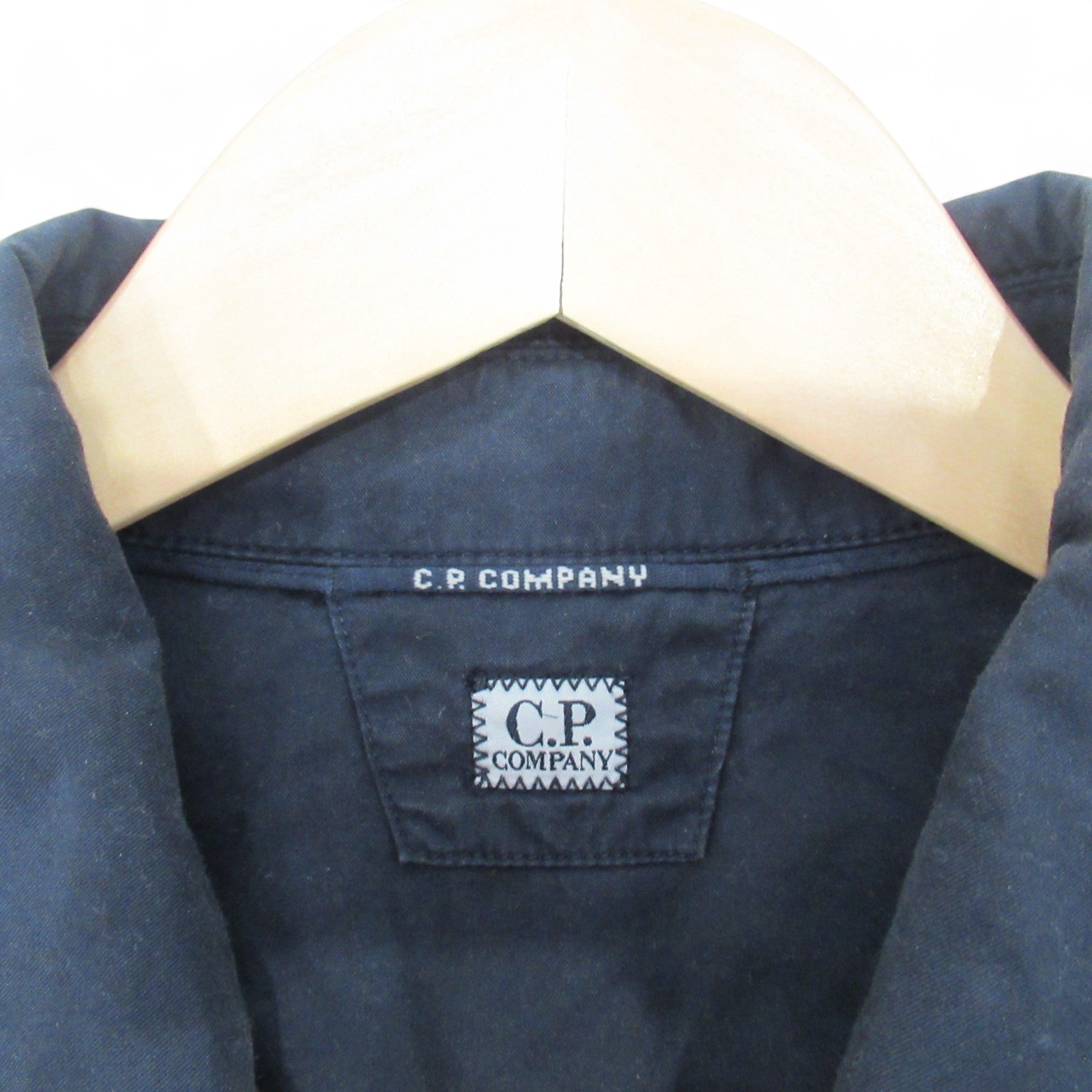 label image for CP Company Medium Navy Zip Up Shirt Menswear | Preloved