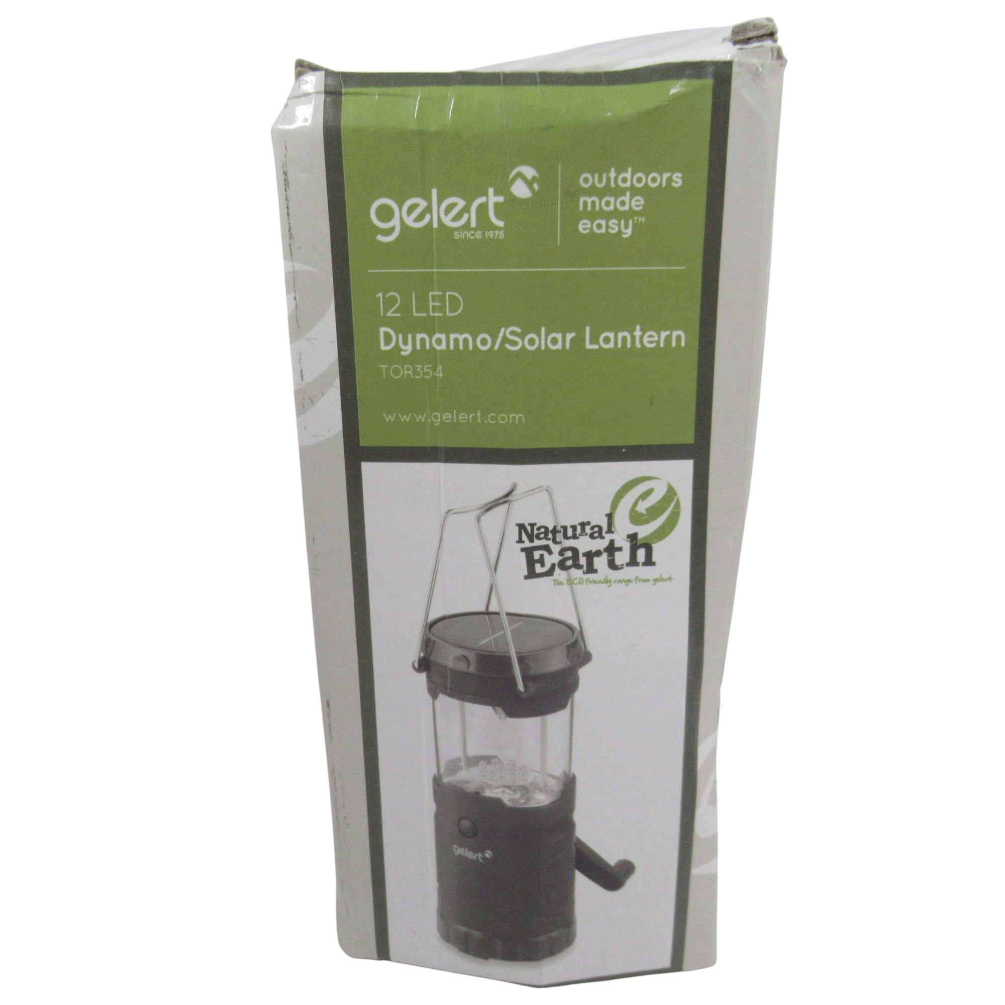 Gelert 12 LED Dynamo/Solar Lantern TOR354 Crank Handle | Pre-loved