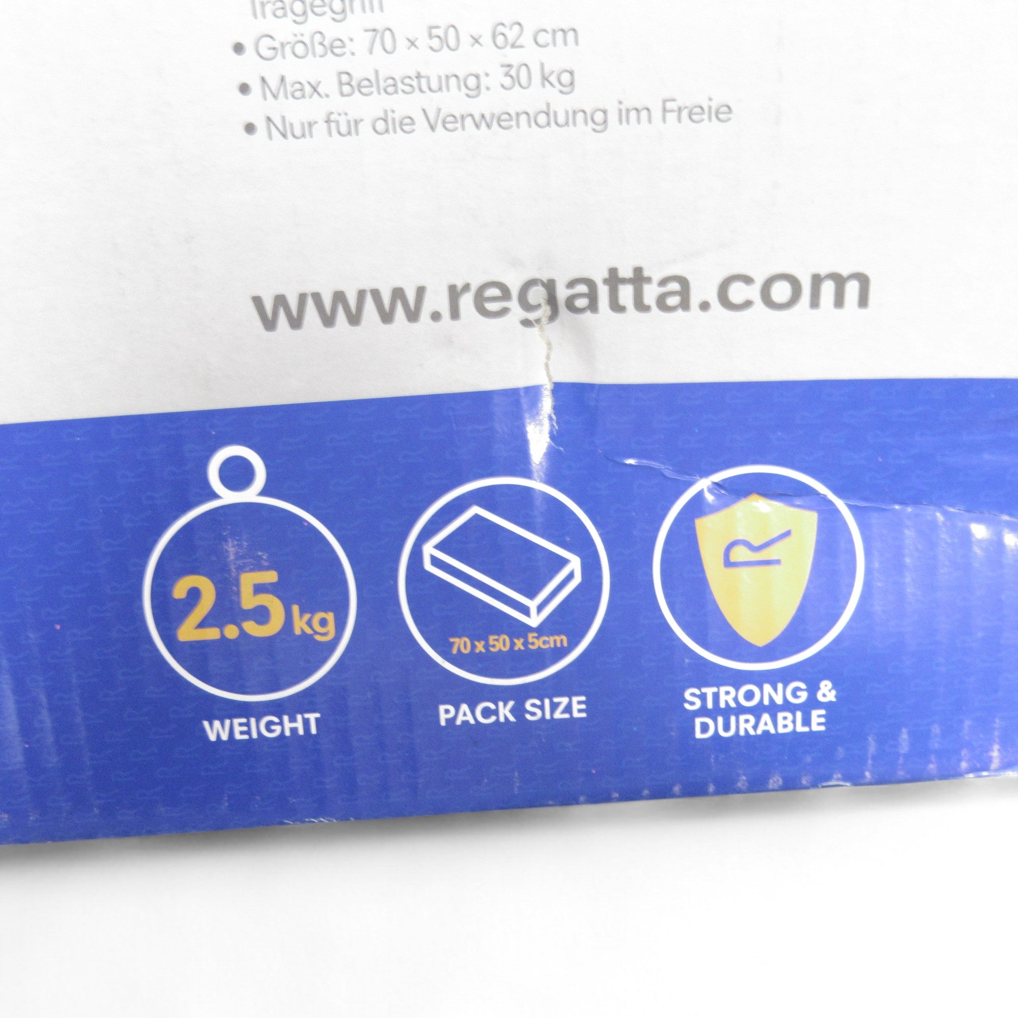 Regatta Matano Folding Table Outdoor Lightweight Compact | Pre-loved