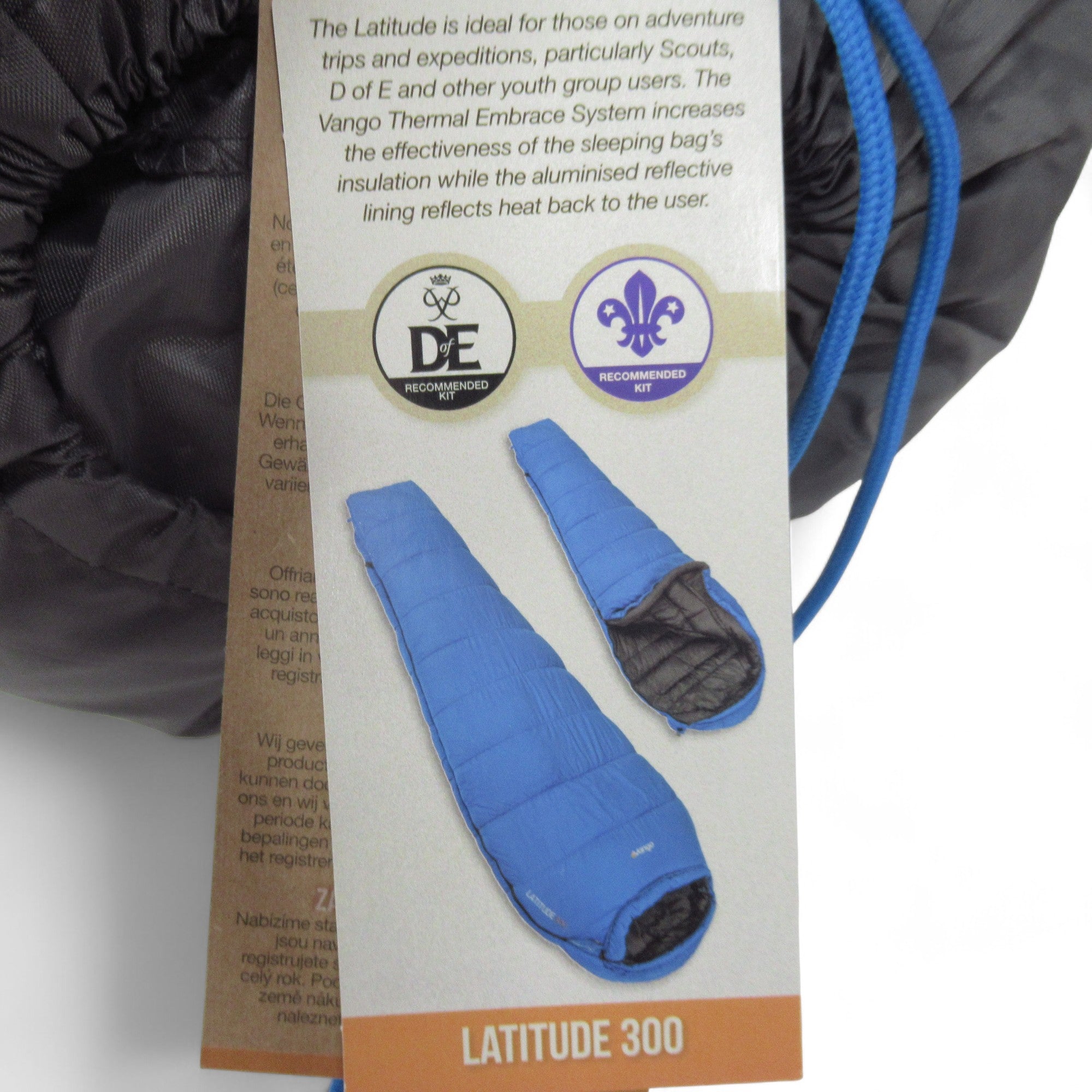 Vango Latitude 300 Sleeping Bag 3-4 Season w/ Stuff Sac | Pre-loved