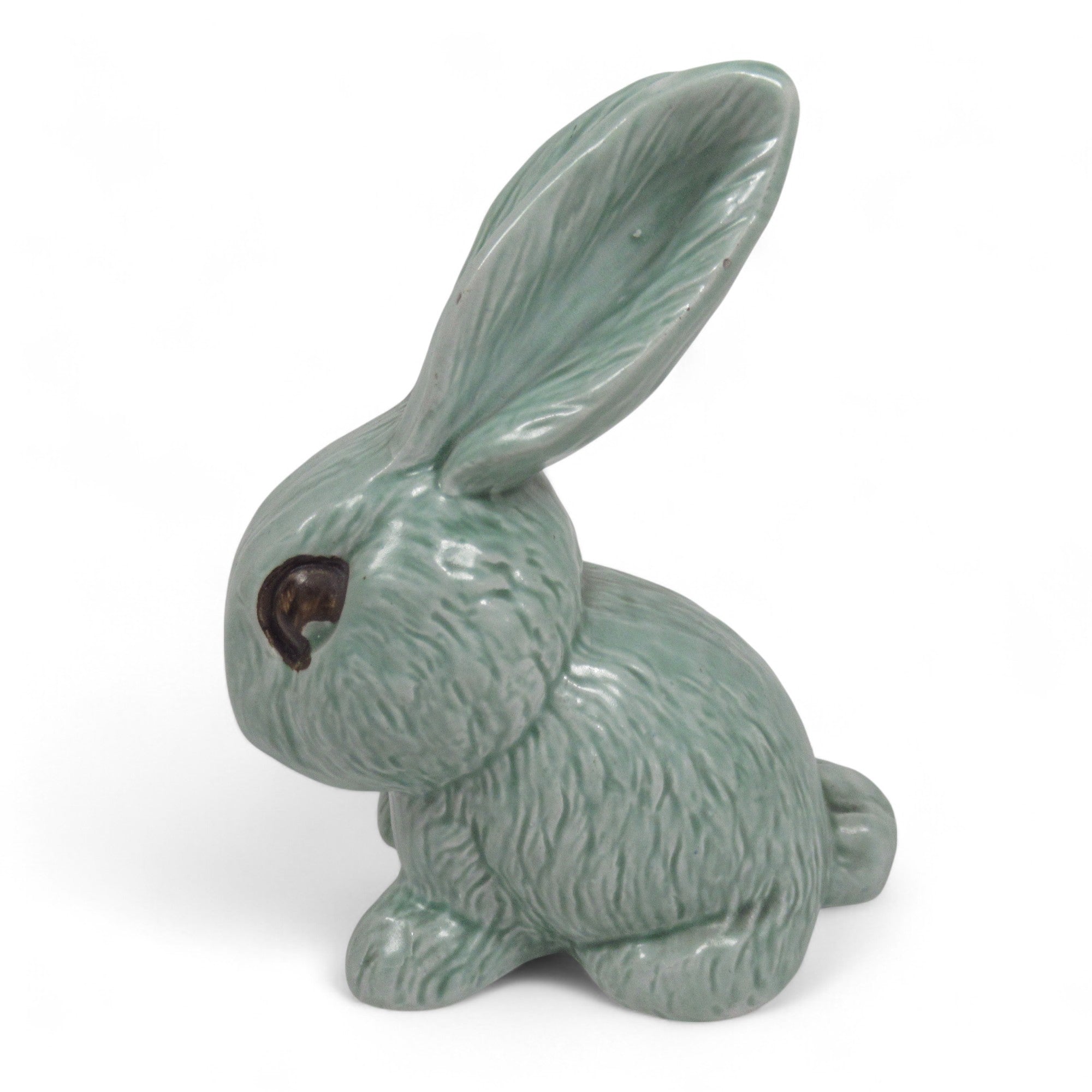 Sylvac Snub Nosed Rabbit 1026 Green Decorative Pottery | Pre-loved