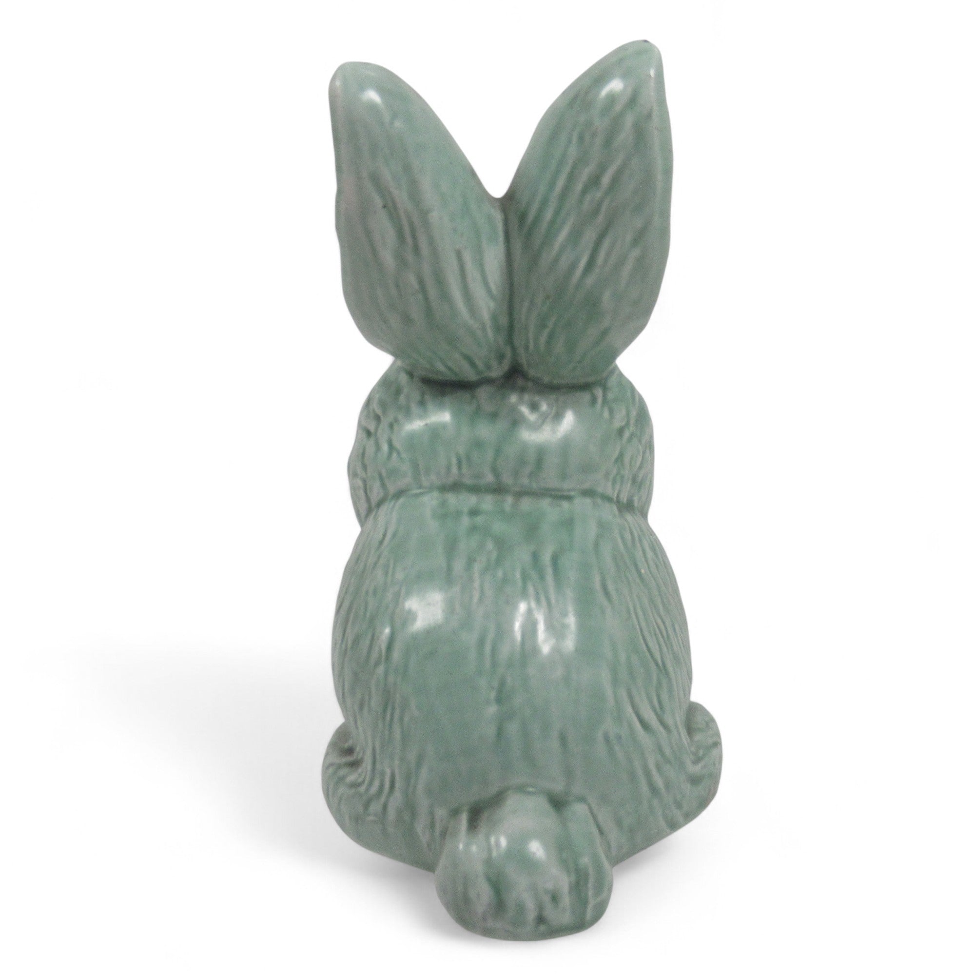 Sylvac Snub Nosed Rabbit 1026 Green Decorative Pottery | Pre-loved