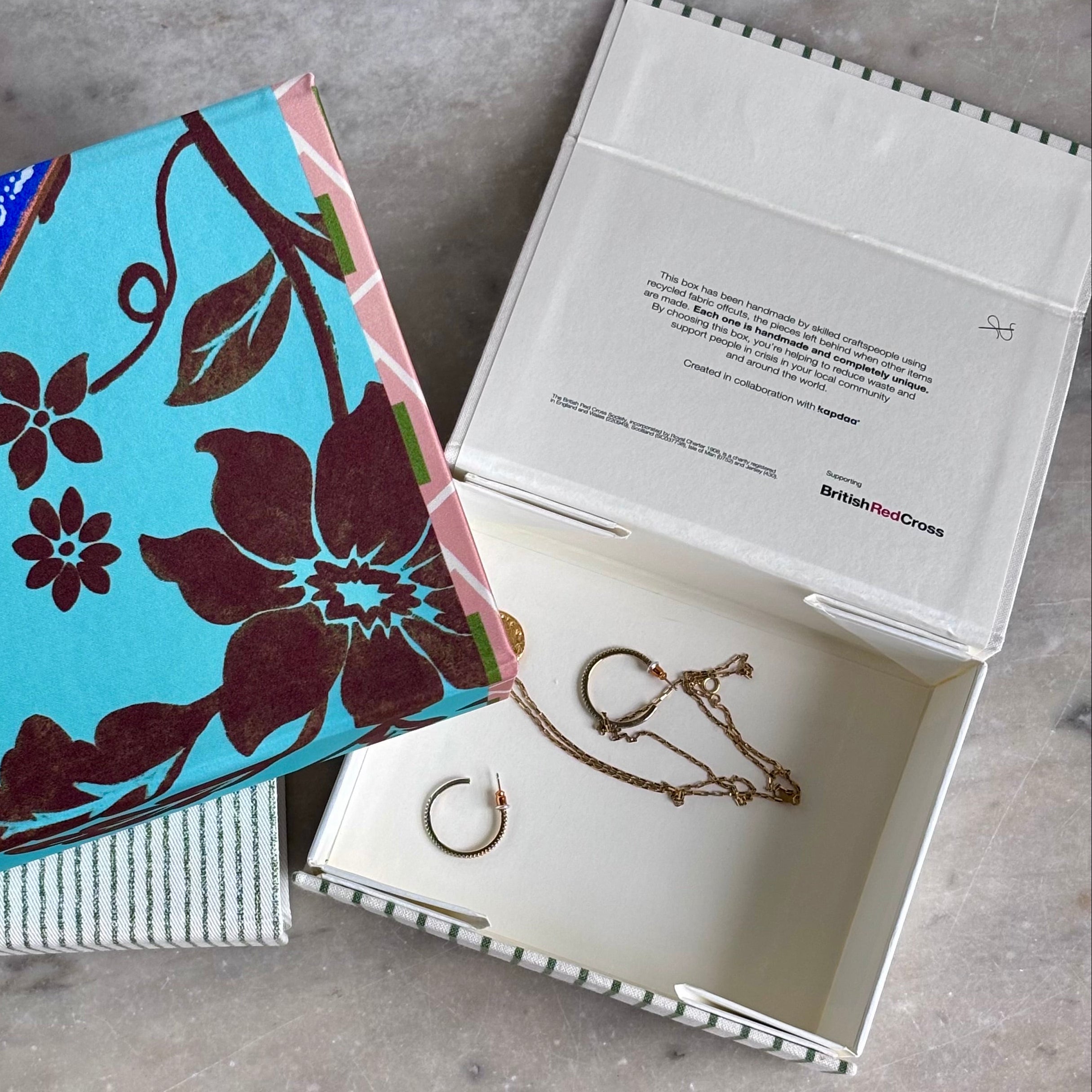 A6 collapsible box | Redcross Stitched and Kapdaa