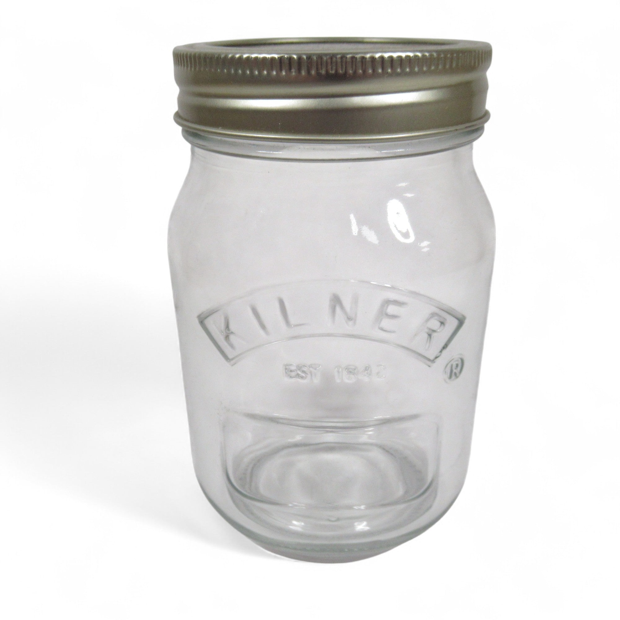 4x Kilner Clear Glass Preserve Jars with Wooden Crate | Pre-loved