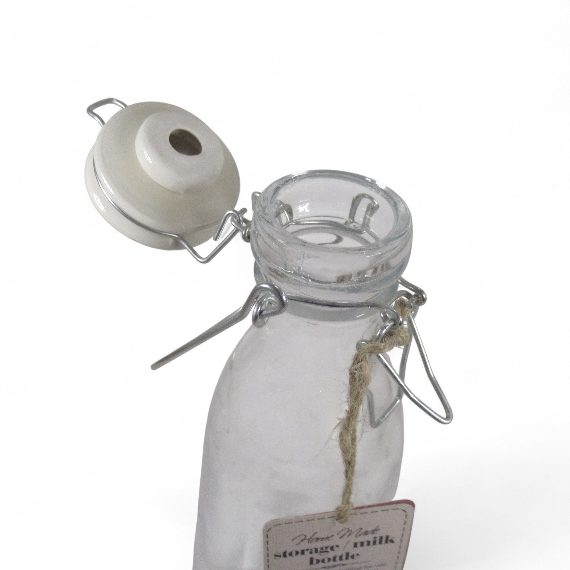 2x KitchenCraft Storage Milk Bottle 1 Litre 29cm Flip Lid | Pre-loved