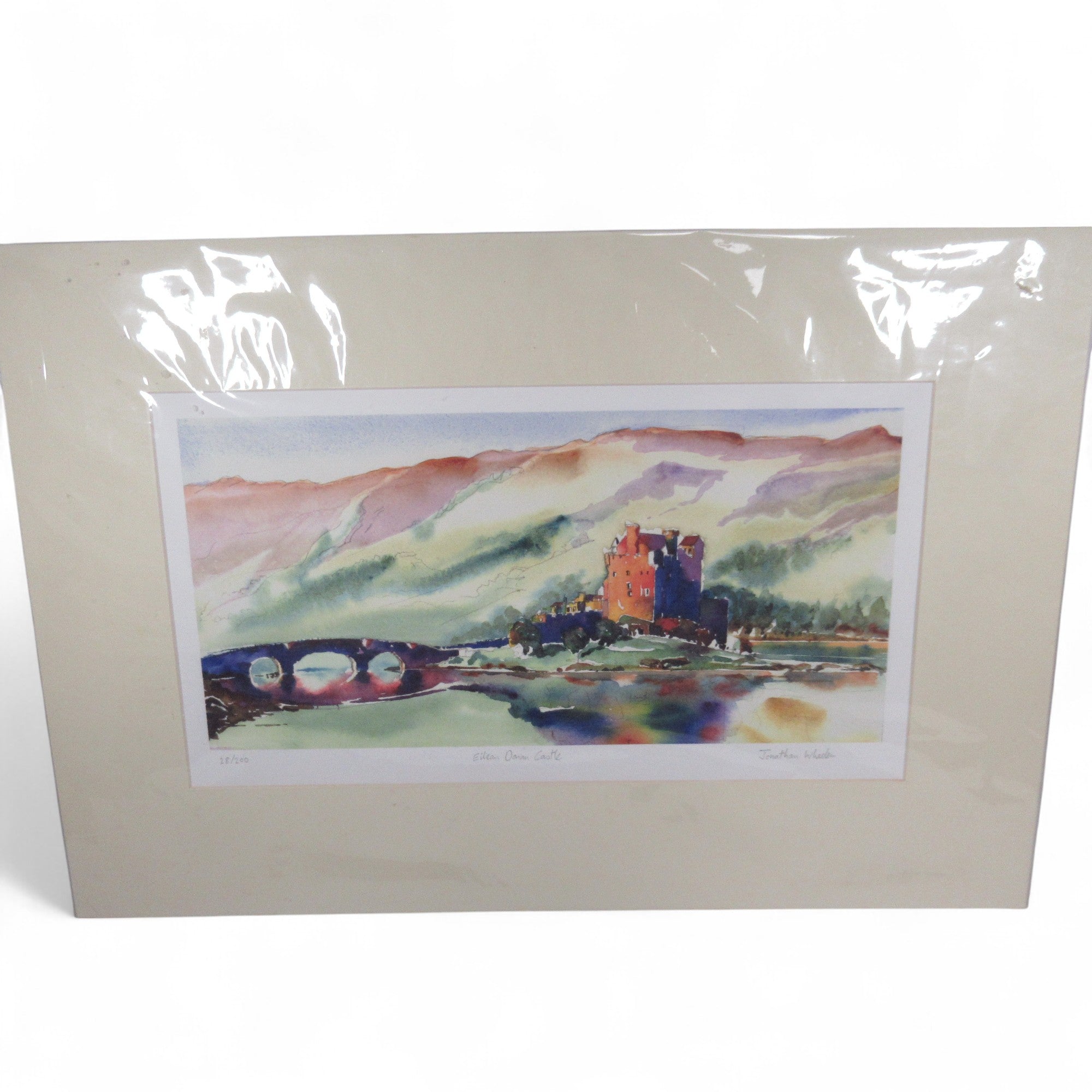 Eilean Donan Castle Art Print by Jonathan Wheeler 28/200 | Pre-loved