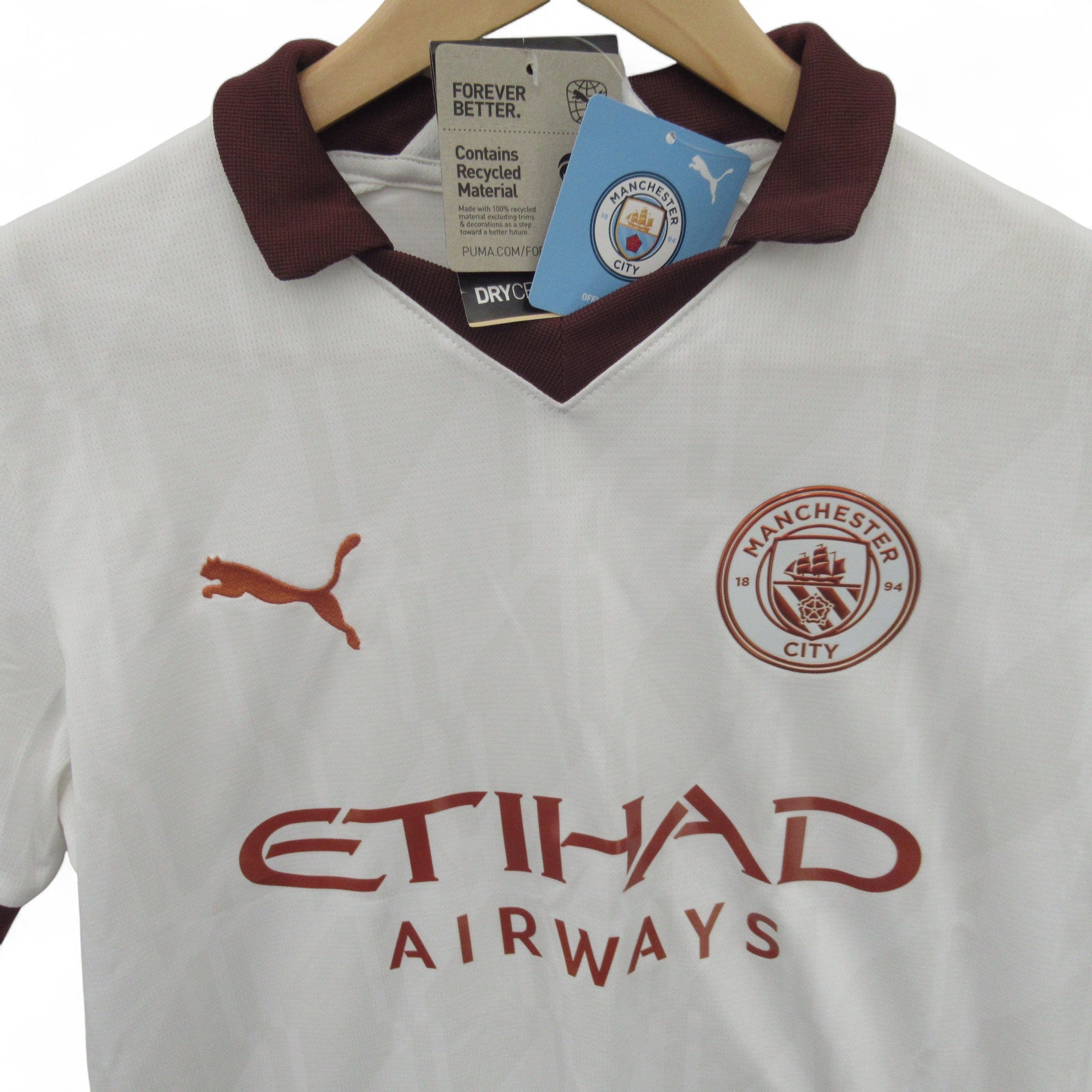 Juniors Manchester City FC Football Shirt 13-14Y UK Top | Pre-loved