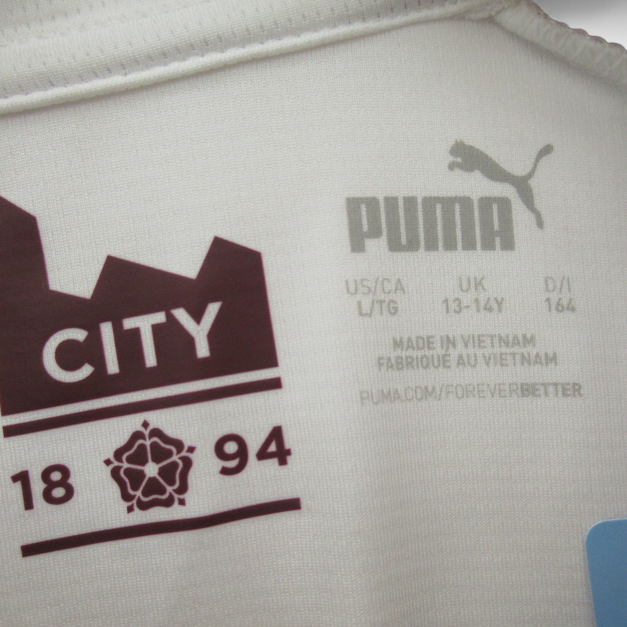 Juniors Manchester City FC Football Shirt 13-14Y UK Top | Pre-loved