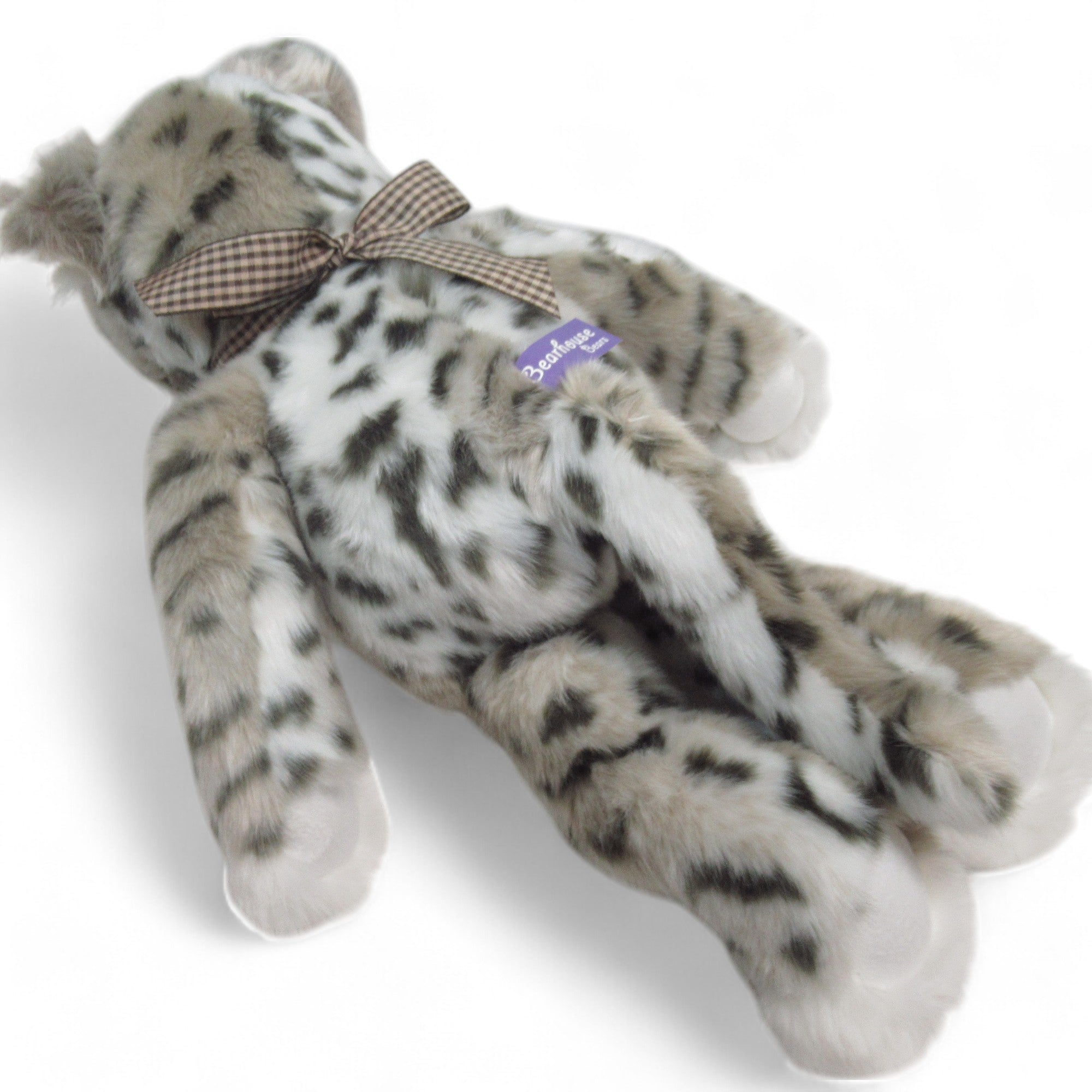 Rear image of Charlie Bear/Bearhouse Bears Snow Leopard Stanley 2015