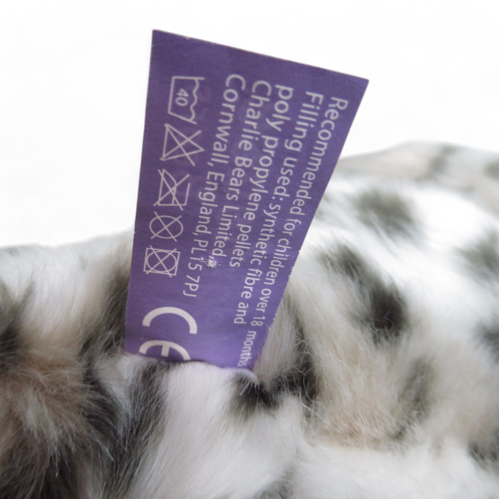 Care tag image of Charlie Bear/Bearhouse Bears Snow Leopard Stanley 2015